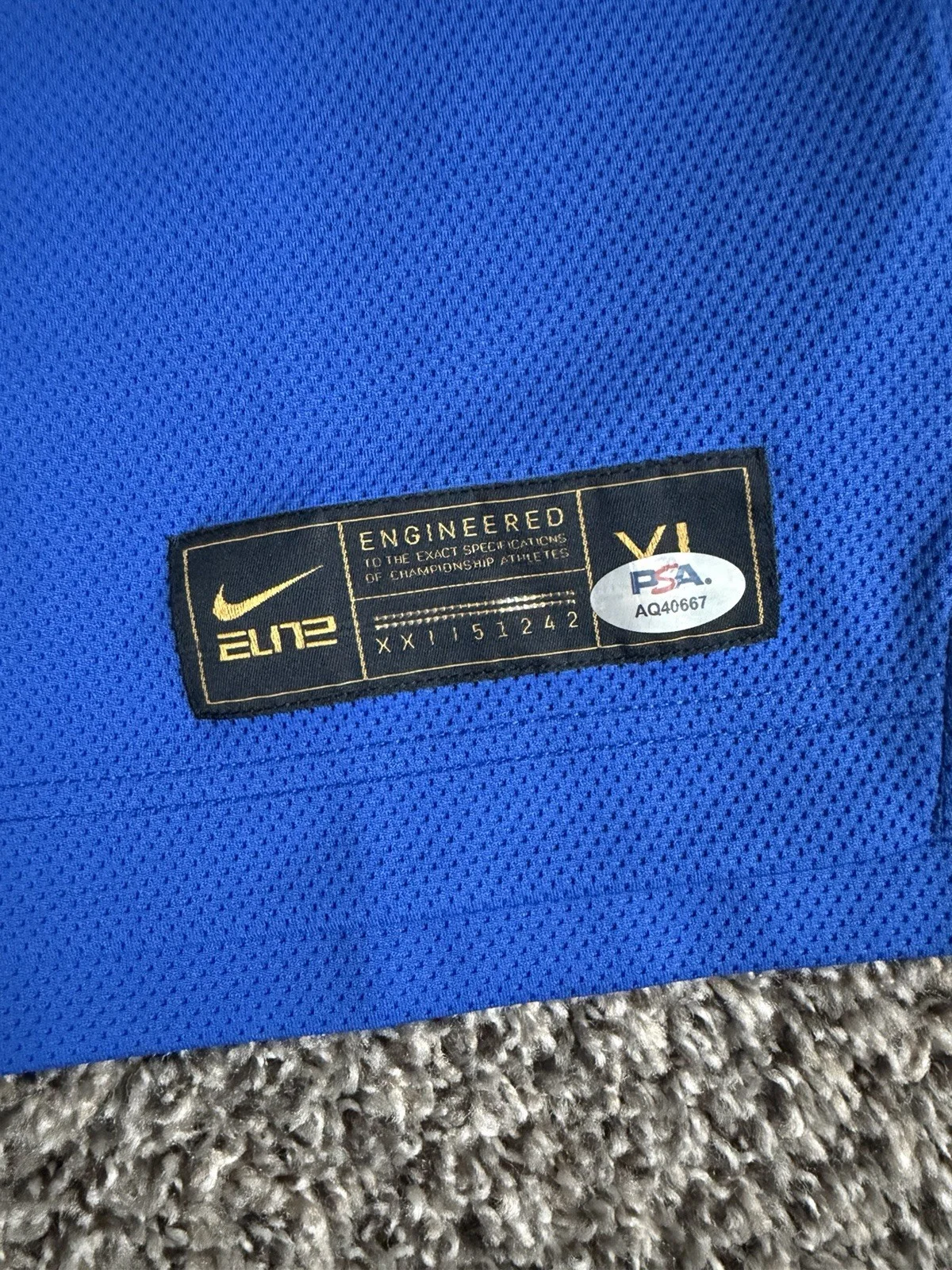Jerry Seinfeld — Jerry Seinfeld Signed Autograph Duke University Nike Basketball Jersey PSA COA, изображение 2