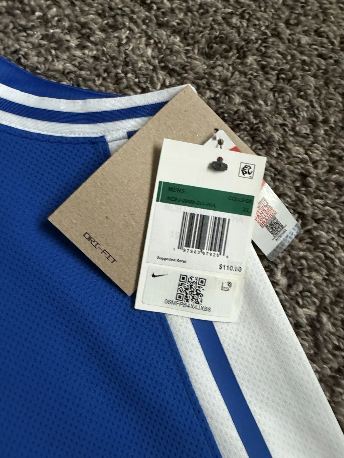 Jerry Seinfeld — Jerry Seinfeld Signed Autograph Duke University Nike Basketball Jersey PSA COA, изображение 4