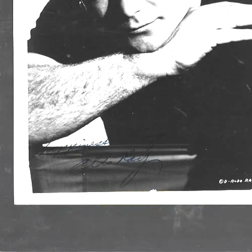 Original hand signed 5 x 7 photo of Aldo Ray, изображение 2