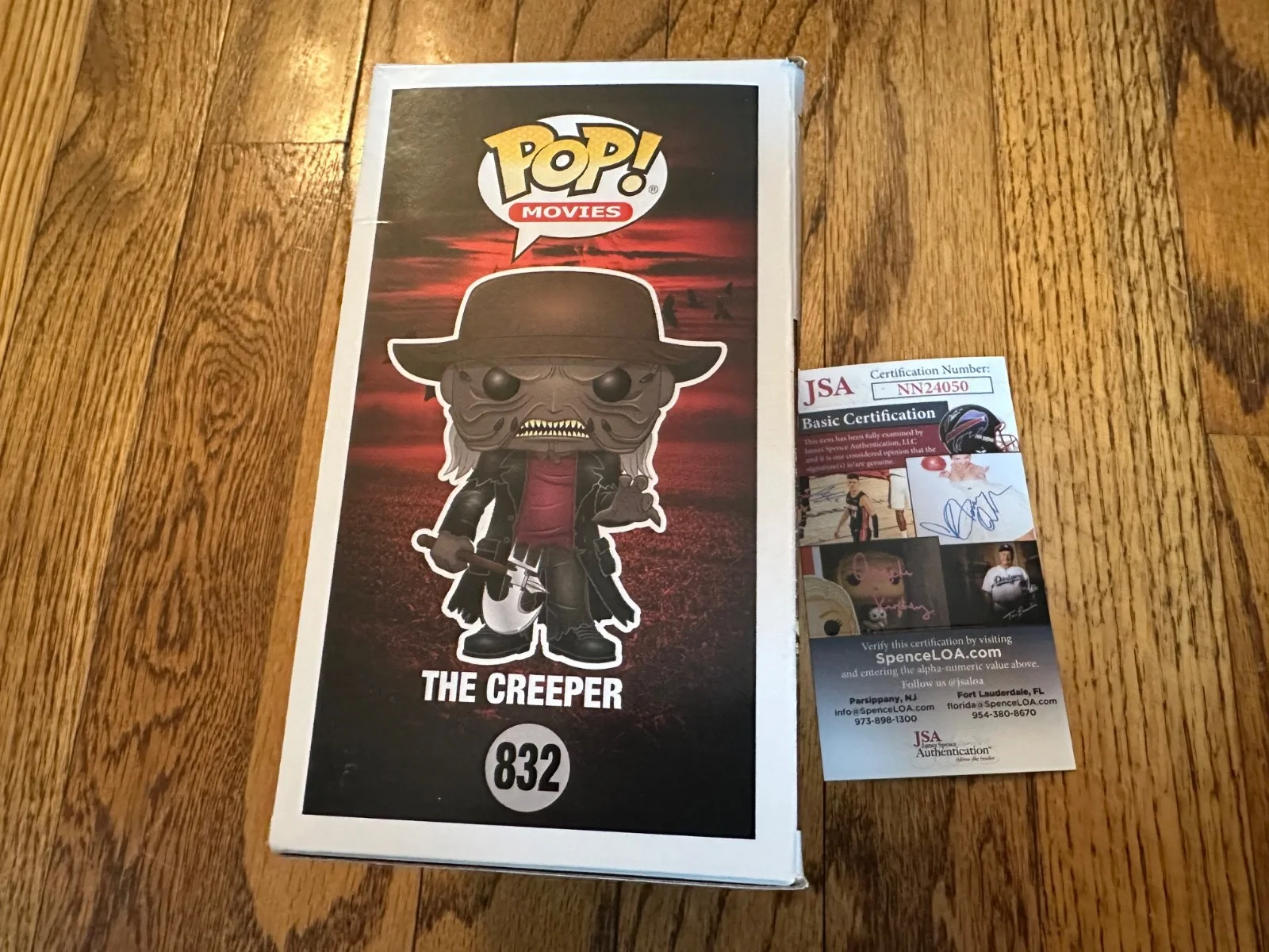 Jonathan Breck — Funko Pop Movies Jeepers Creepers "The Creeper" #832 Signed Jonathan Breck JSA, image 5