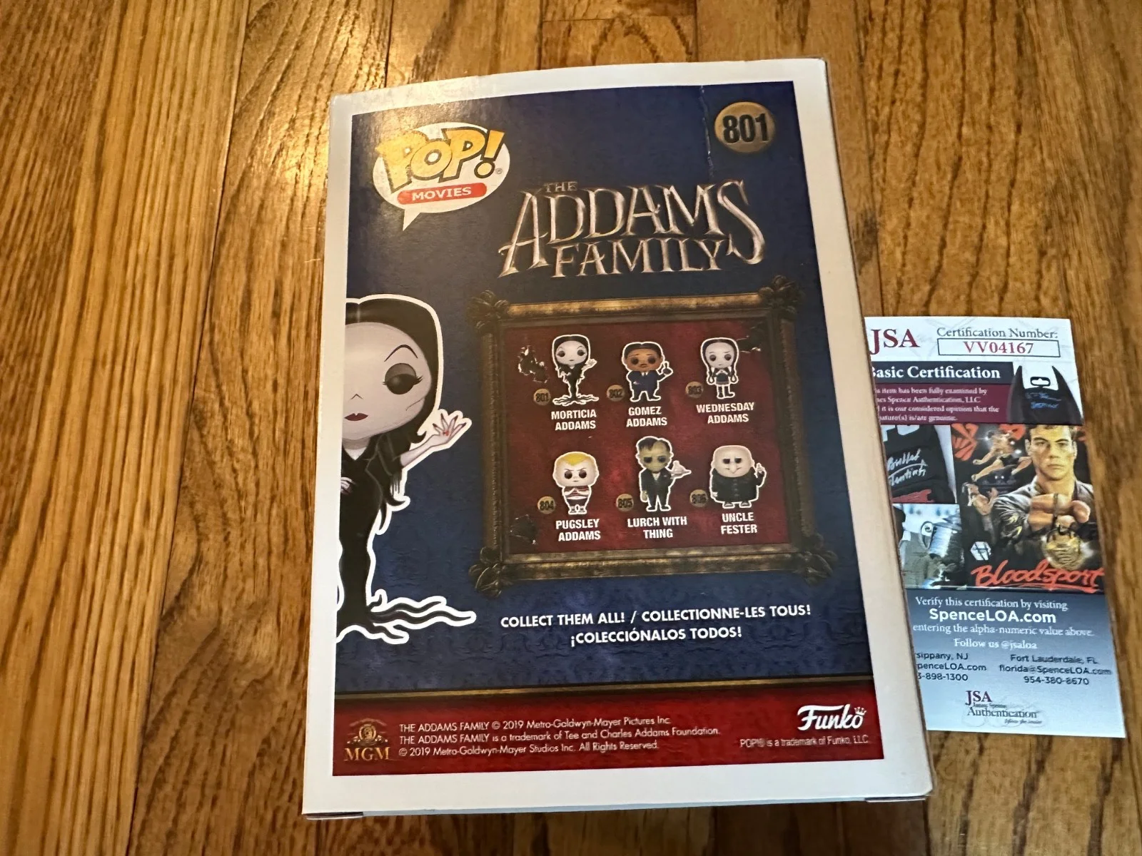 Anjelica Huston — Funko Movies The Addams Family "Morticia Addams" #801 Signed Anjelica Huston JSA, изображение 4