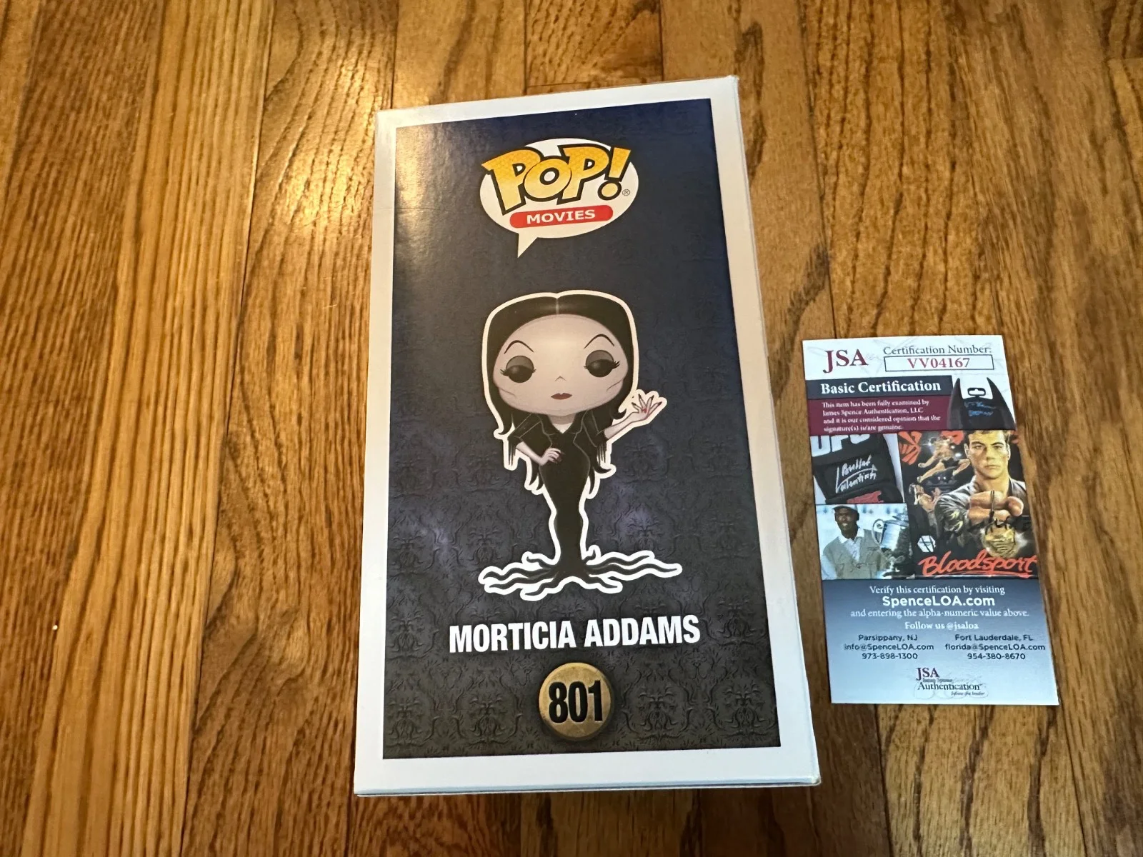 Anjelica Huston — Funko Movies The Addams Family "Morticia Addams" #801 Signed Anjelica Huston JSA, изображение 5