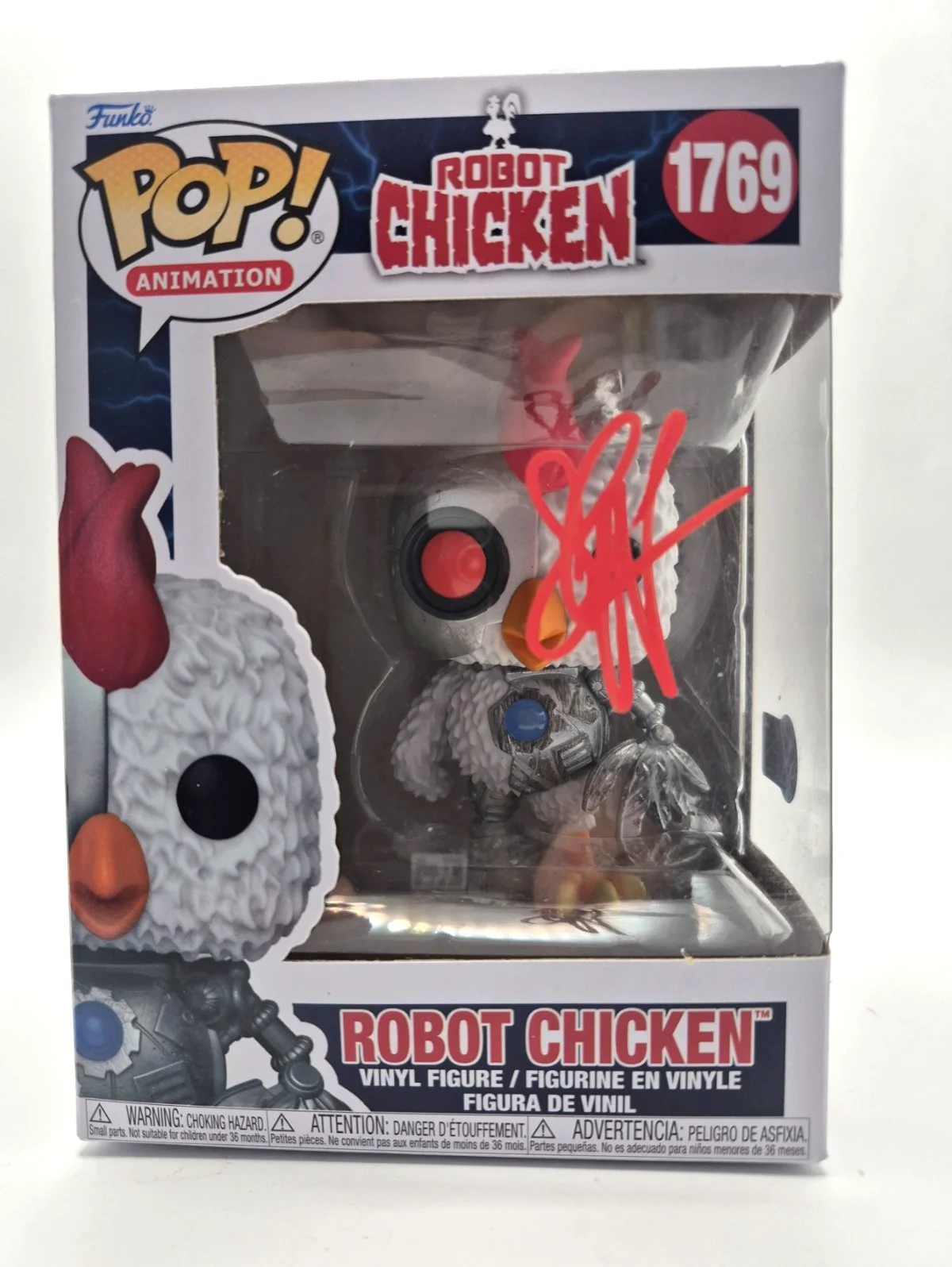 SETH GREEN — SETH GREEN SIGNED AUTOGRAPHED ROBOT CHICKEN FUNKO POP 1769 STAR WARS BAS COA