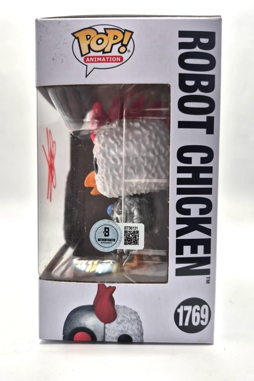 SETH GREEN — SETH GREEN SIGNED AUTOGRAPHED ROBOT CHICKEN FUNKO POP 1769 STAR WARS BAS COA, изображение 3