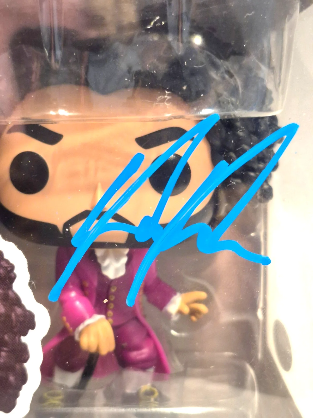 DAVEED DIGGS — DAVEED DIGGS SIGNED AUTOGRAPHED HAMILTON THOMAS JEFFERSON FUNKO POP 12 JSA COA, image 2