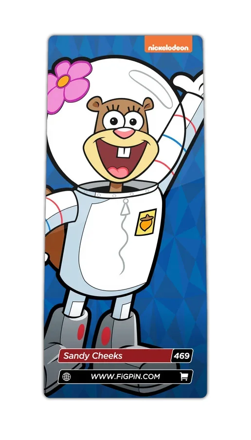 FiGPiN Sandy Cheeks (0469) Spongebob Squarepants 3-Inch Enamel Pin, image 2