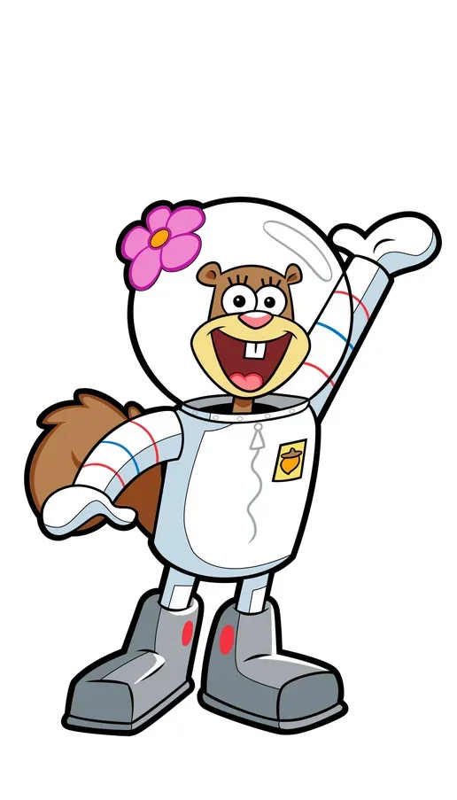 FiGPiN Sandy Cheeks (0469) Spongebob Squarepants 3-Inch Enamel Pin, image 4