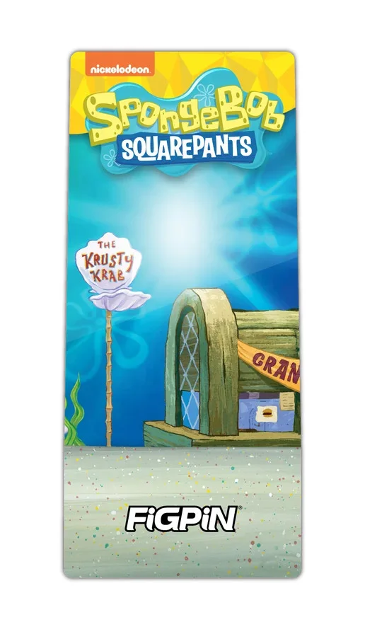 FiGPiN Mr. Krabs (with Plankton) (0468) Spongebob Squarepants 3-Inch Enamel Pin, image 3