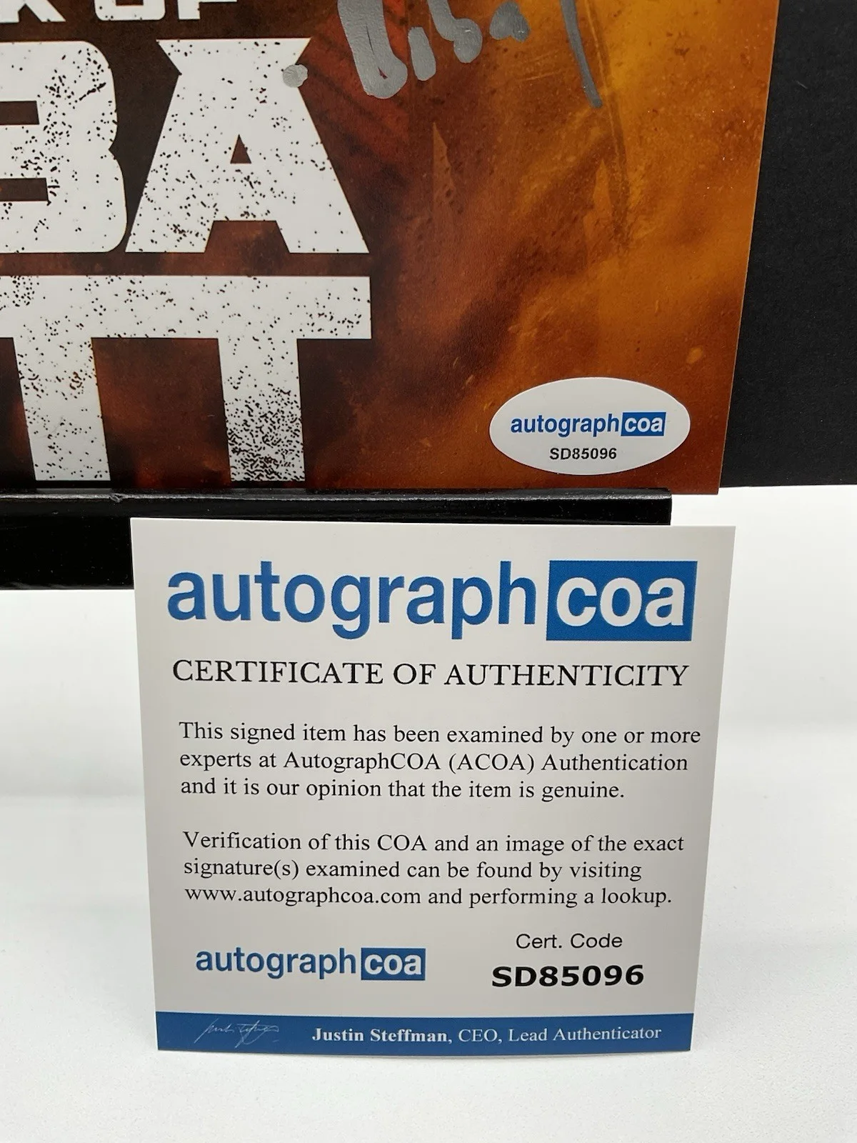 Daniel Logan — Daniel Logan signed 8x10 Boba Fett signed 8x10 ACOA Star Wars signed 8x10 auto, изображение 3