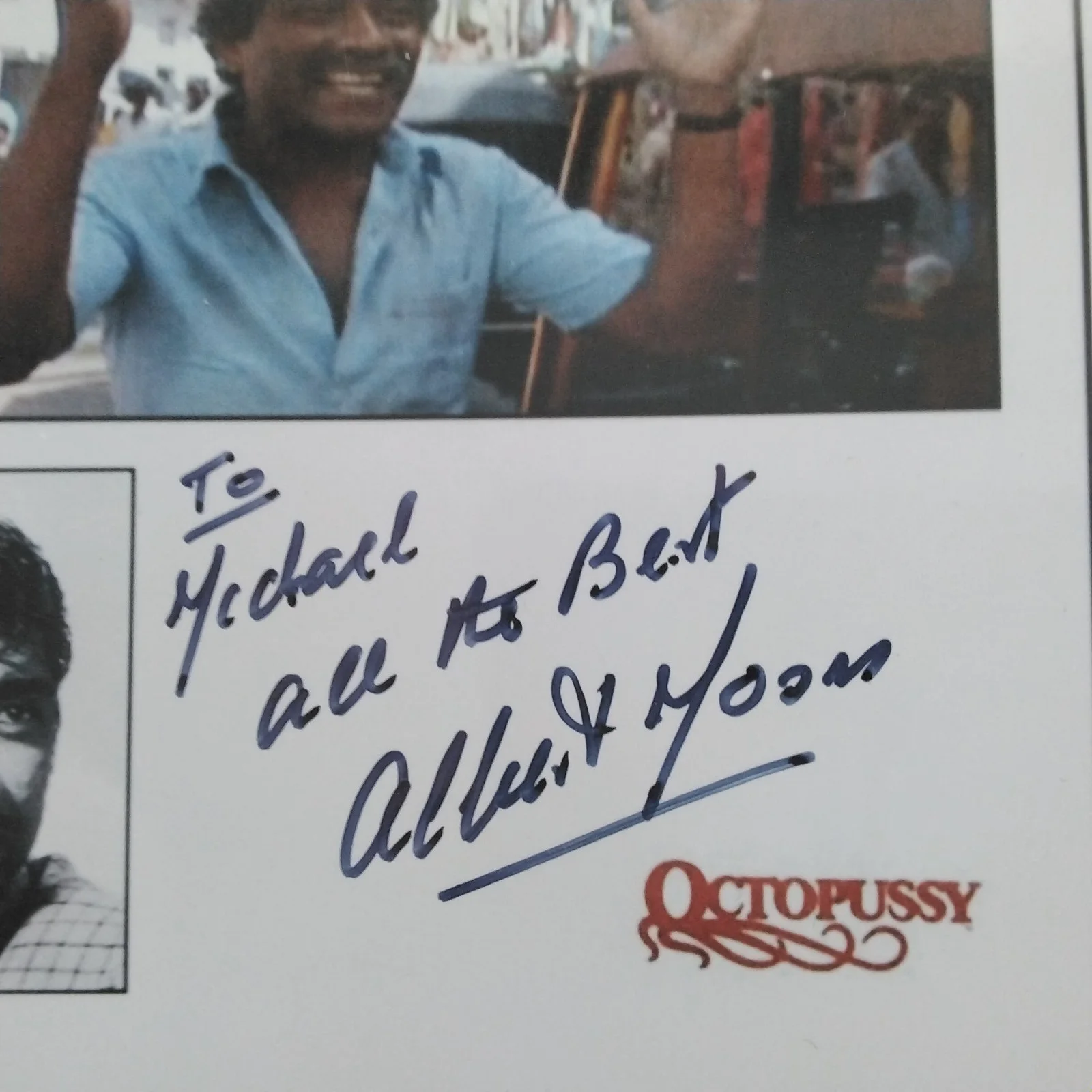 Albert Moses SIGNED Photo Movie Actor Octopussy Spy Who Loved Me Werewolf London, изображение 4