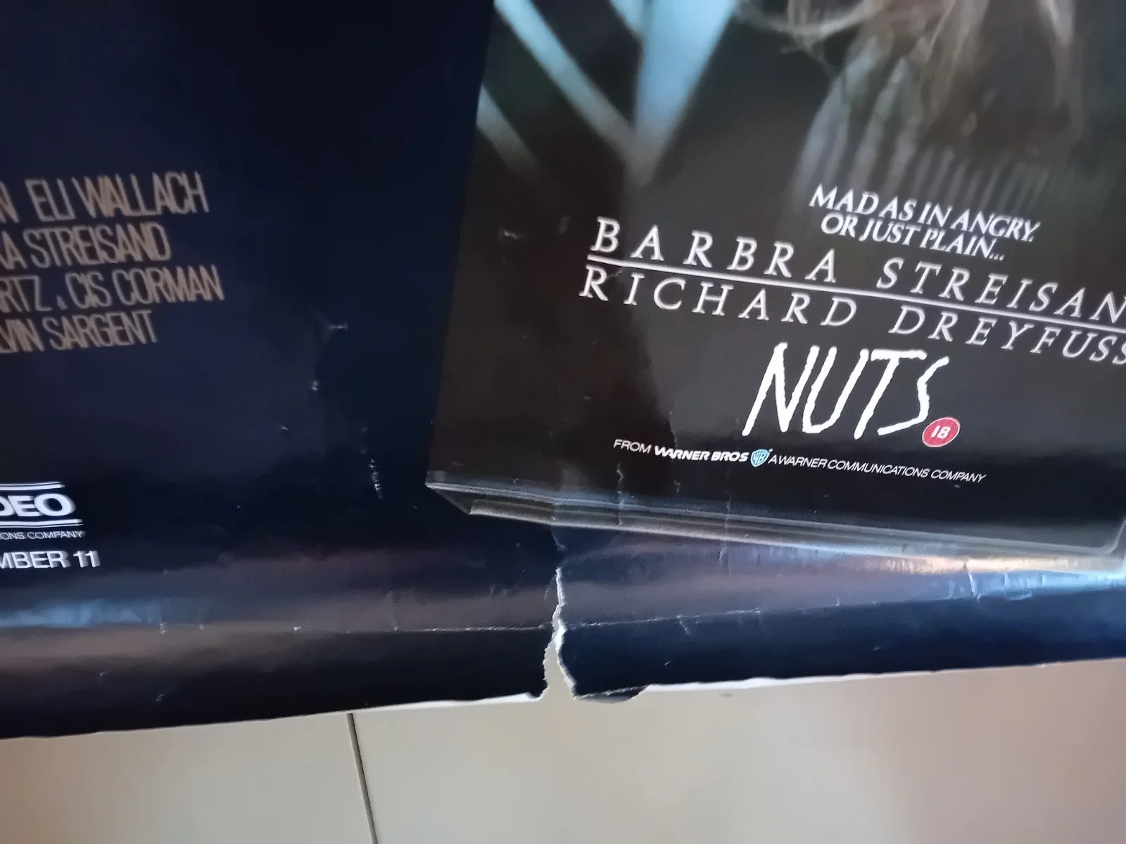 Nuts (1987) Original US One Sheet Movie Poster - Rolled, image 2