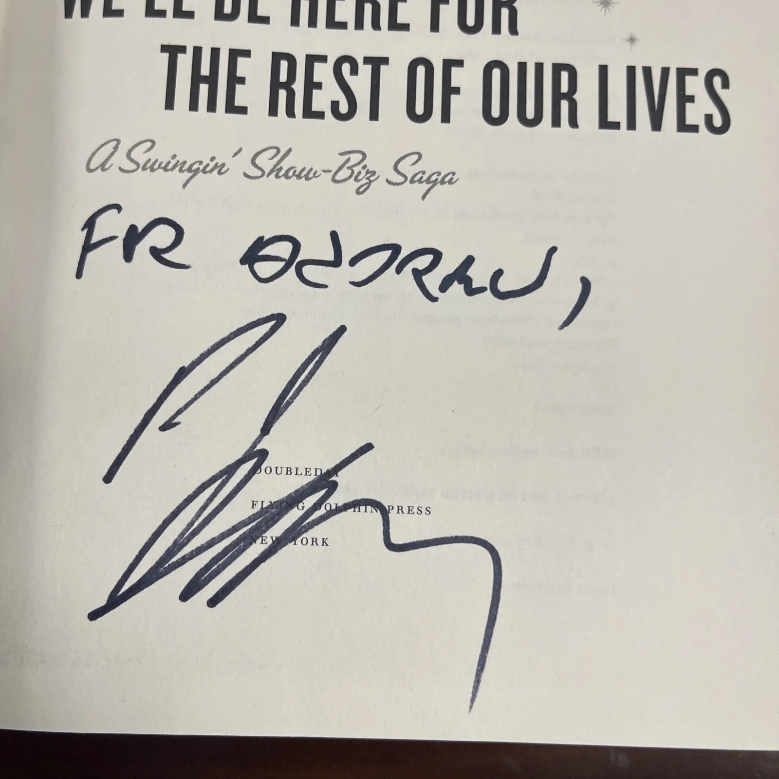PAUL SHAFFER signed WE'LL BE HERE FOR THE REST OF OUR LIVES Book BLUES BROTHERS, изображение 4