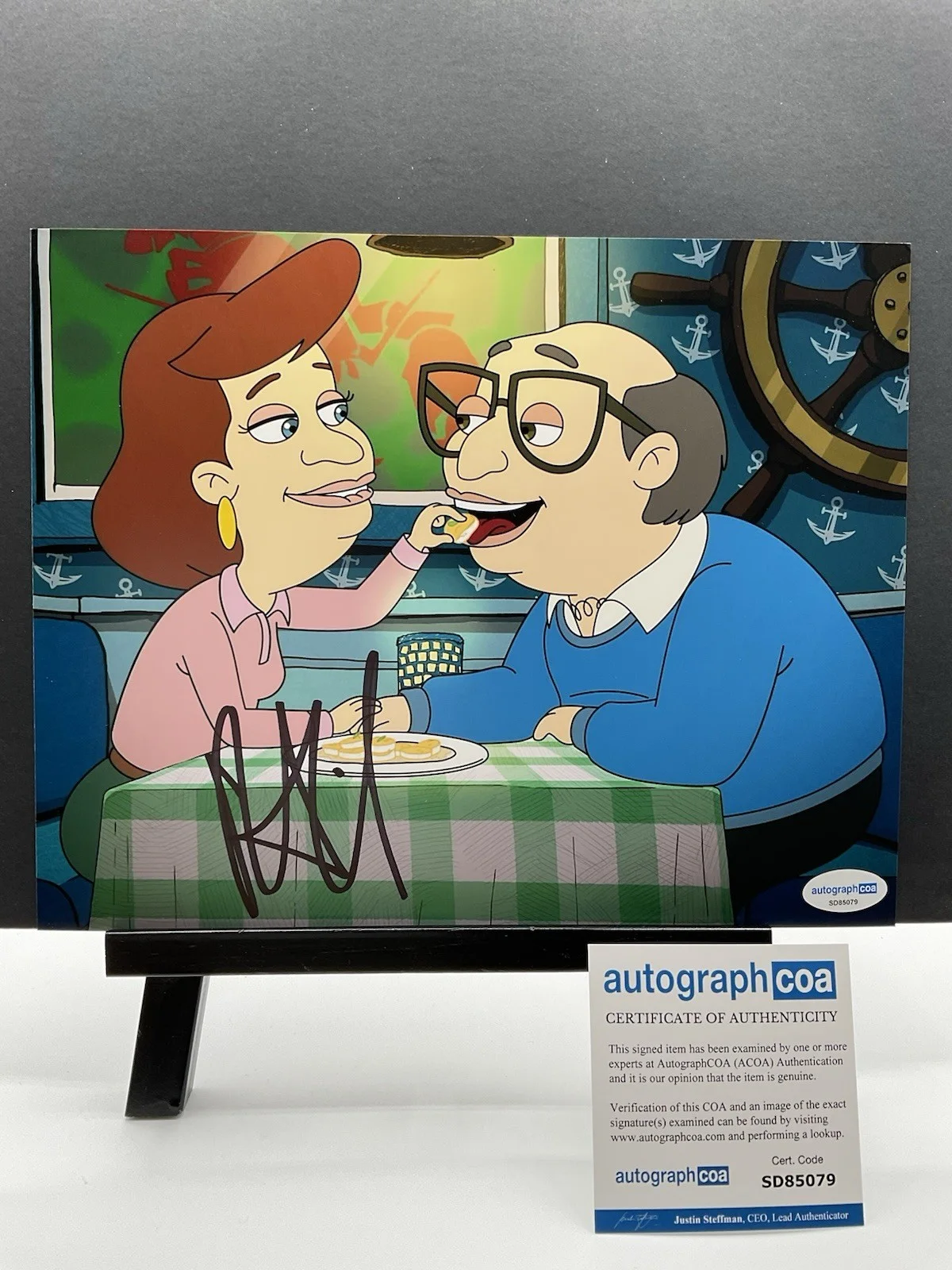 Richard Kind — Richard Kind Signed photo Big Mouth signed 8x10 ACOA Marty Glouberman 8x10 auto