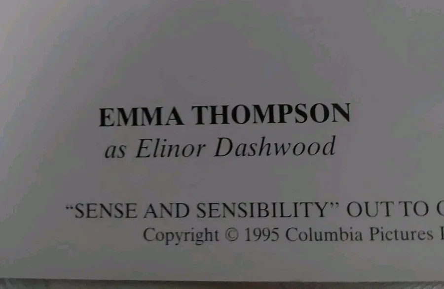 KATE WINSLET & EMMA THOMPSON SENSE & SENSIBILITY PROMO PHOTO 1995, изображение 5