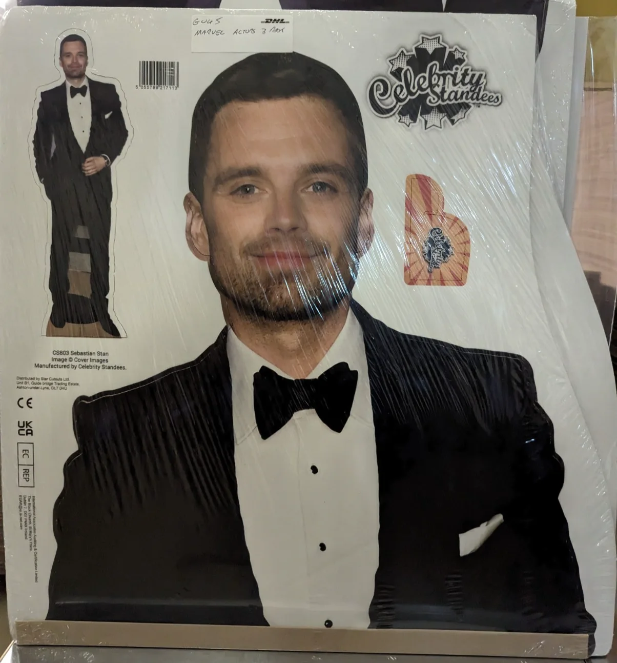 Sebastian Stan, Ryan Reynolds and James McAvoy Cardboard Cutouts Pack *Damaged*, image 2