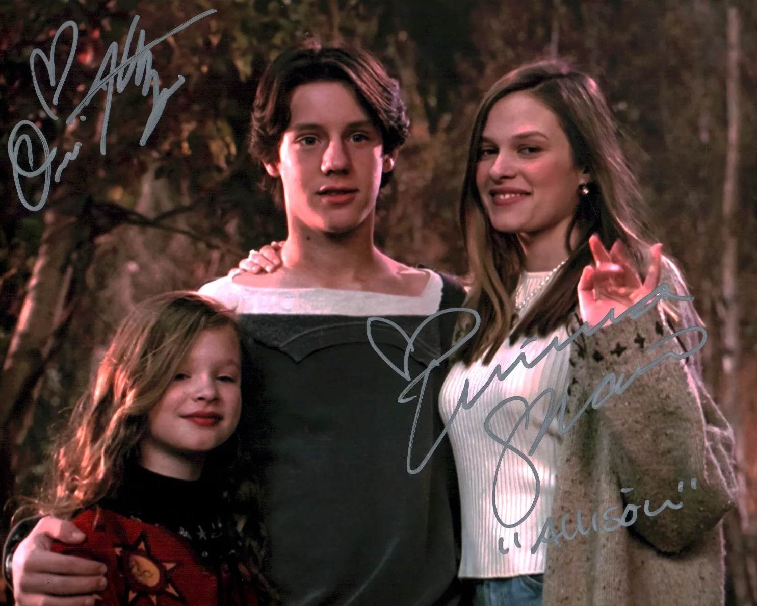 Vinessa Shaw, Omri Katz — Hocus Pocus 8x10 Cast x2 Photo Signed Katz, Shaw JSA Certified Autograph