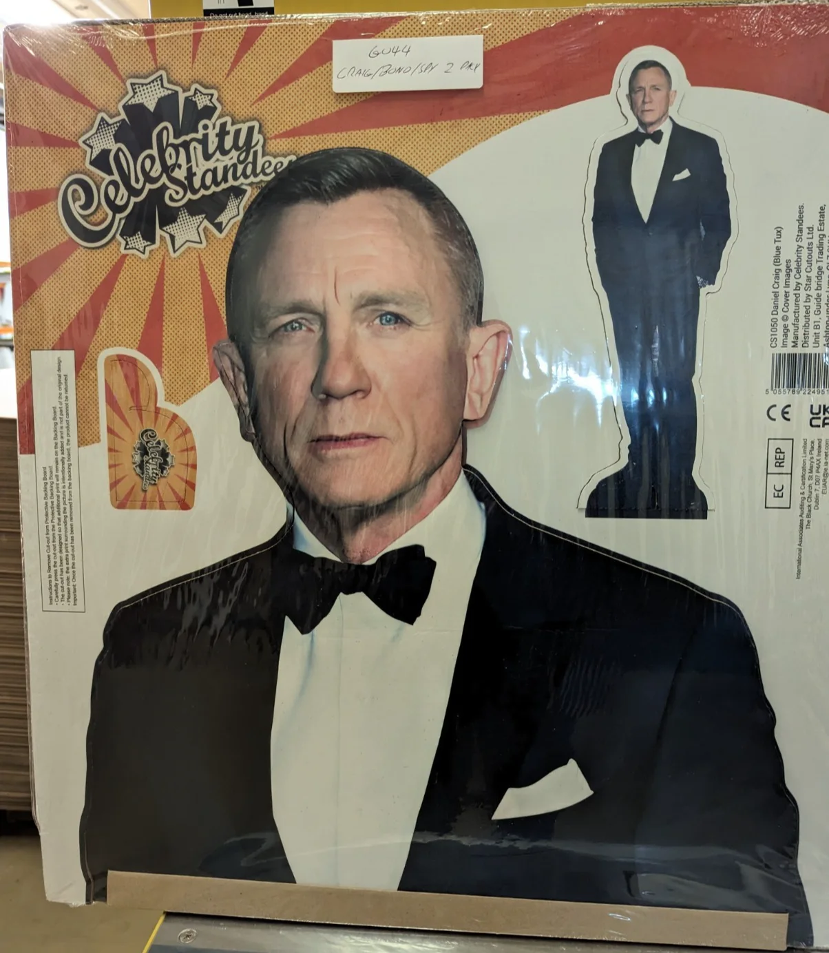 Daniel Craig and Secret Agents Spy Cardboard Cutout Pack of 2 Standees *Damaged*, изображение 2