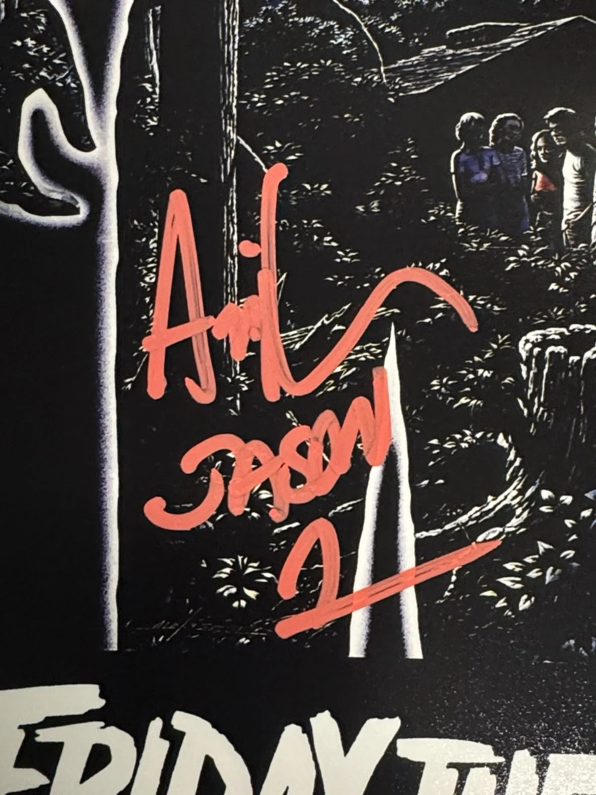 Ari Lehman — Ari Lehman Autographed Friday the 13th Horror 8x10 Photo JSA Authenticated C, изображение 2