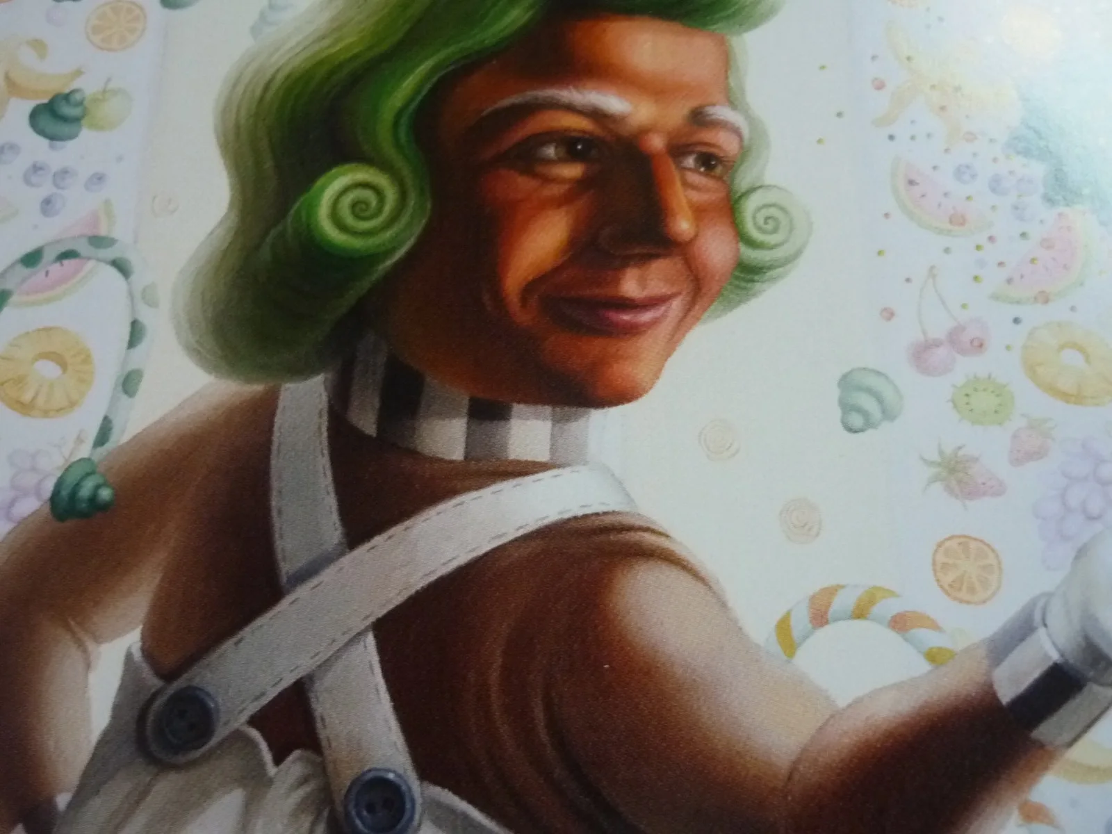 framed a4 poster willy wonka and the chocolate factory umpa lumpa, изображение 2