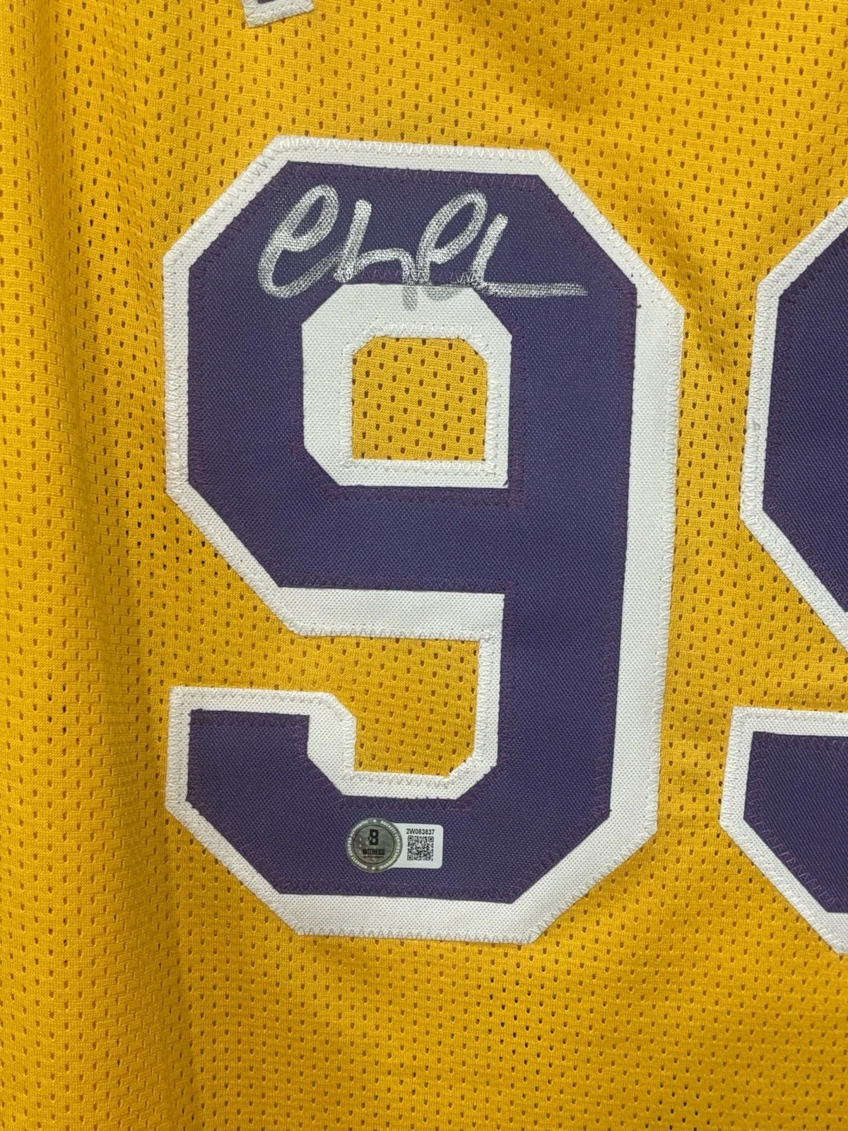 Chevy Chase Signed Custom Fletch Basketball Jersey Beckett COA, image 2