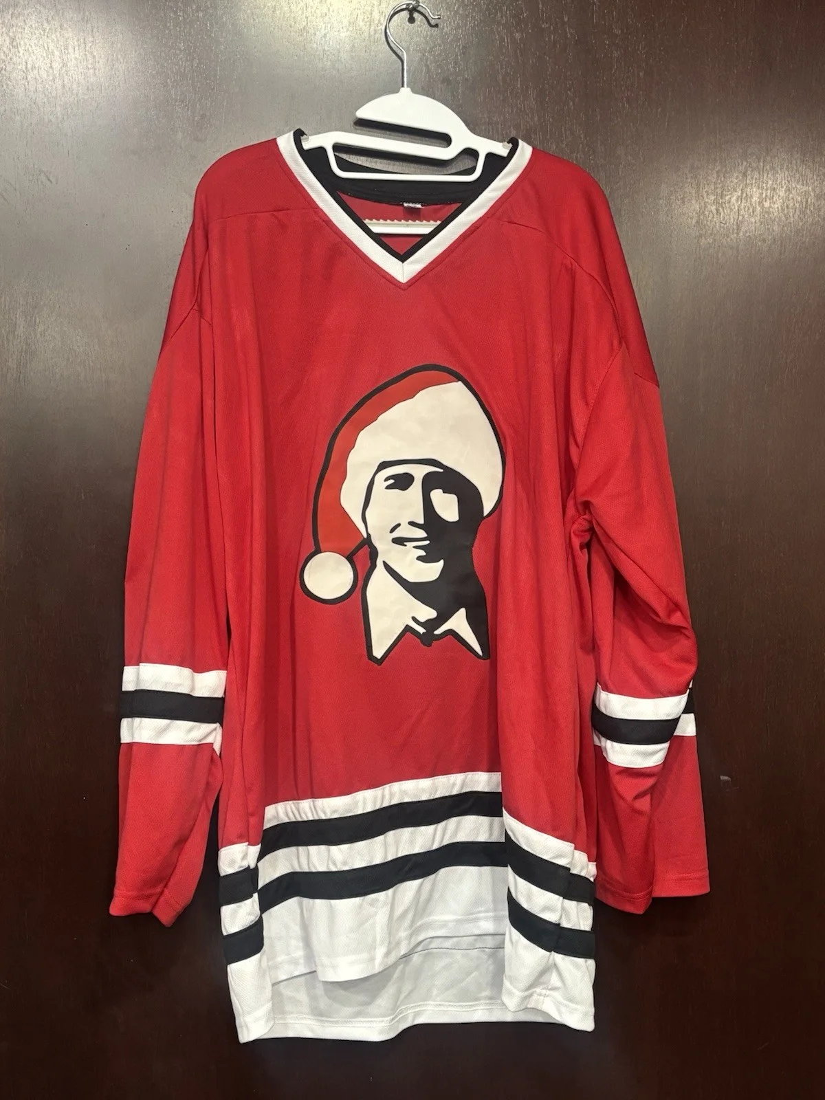 Chevy Chase Signed Custom Clark Griswold Hockey Jersey Beckett COA, изображение 3