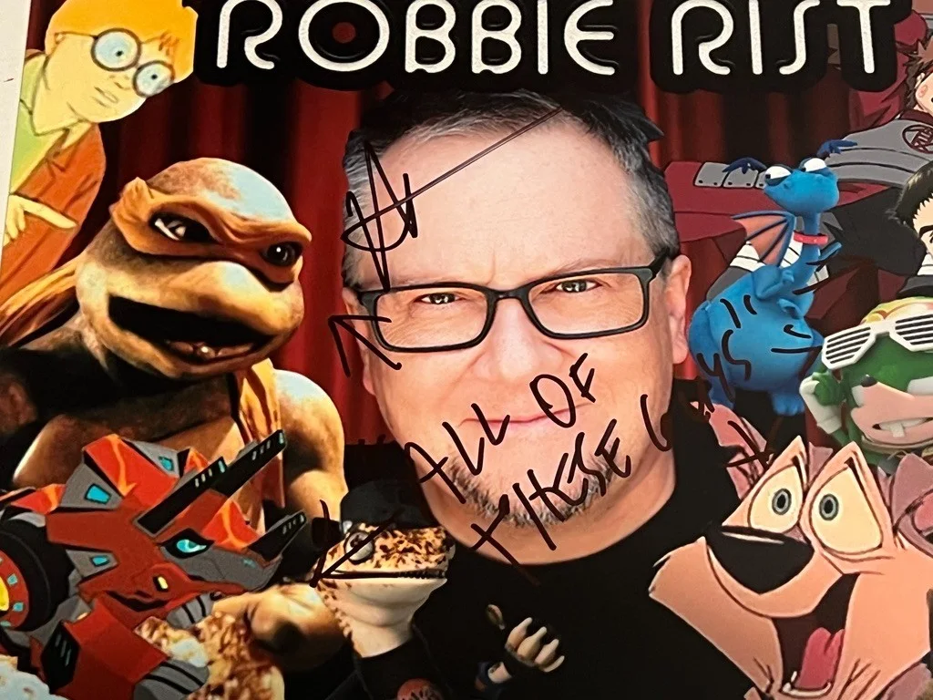 Robbie Rist Hand Signed 8x10 Photo Voice Actor TMNT Naruto, image 2
