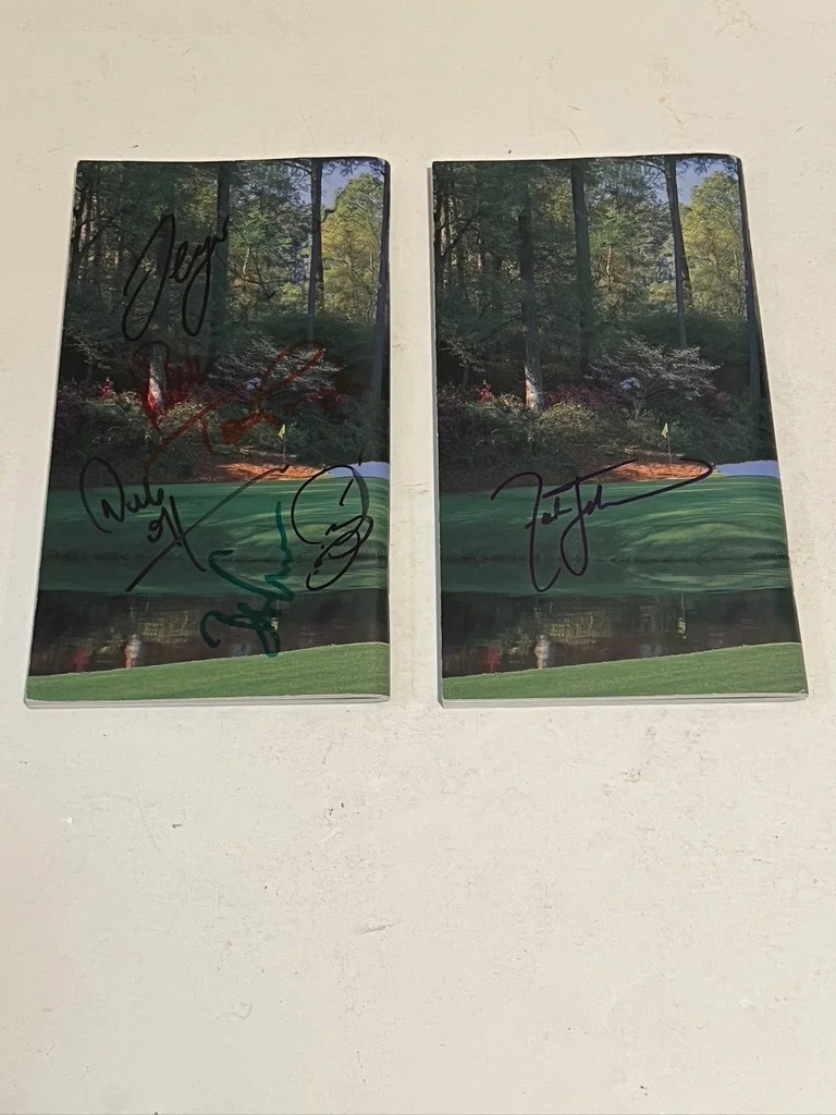 2006 Masters Golf Hand Signed Spectator Guides 20 Autographs, image 4