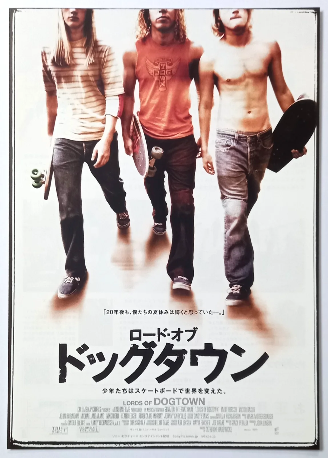 Lords of Dogtown Original Japanese 10"x7" Chirashi Flyer, Catherine Hardwicke, изображение 2