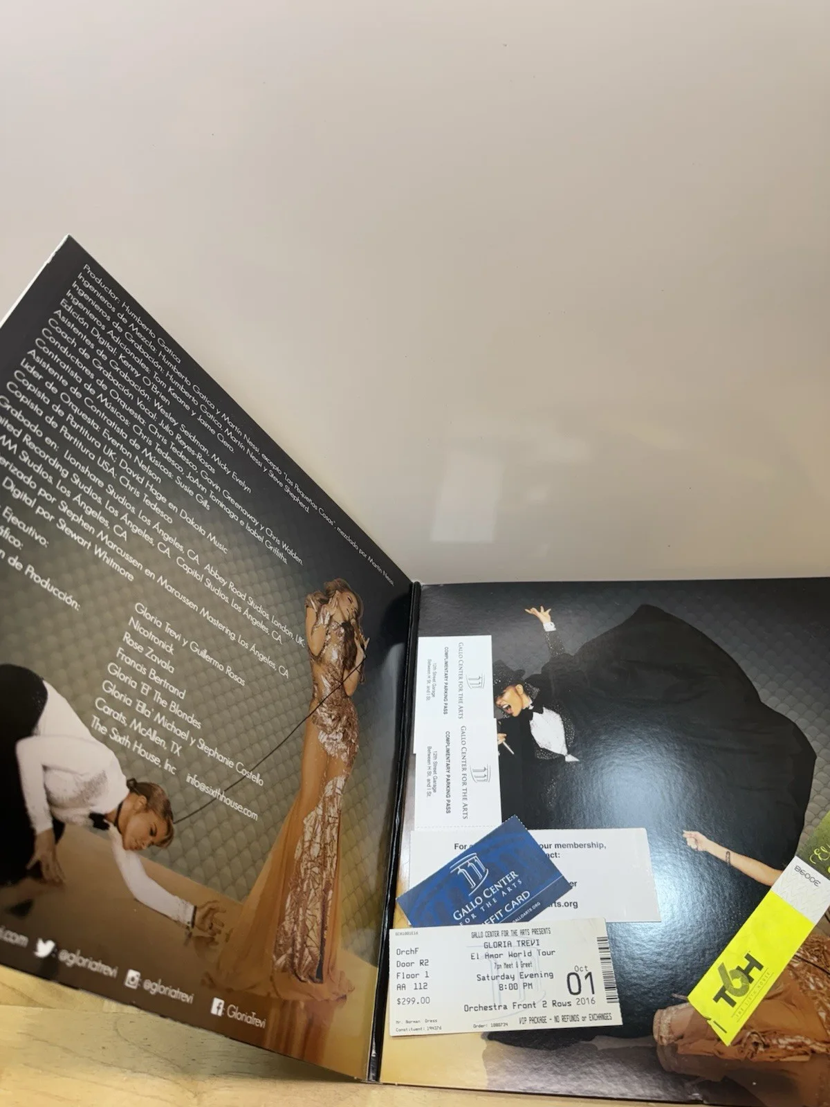 Gloria Trevi Autographed Vinyl LP Mexican Singer Signed Very Rare El Amor 2015, изображение 4