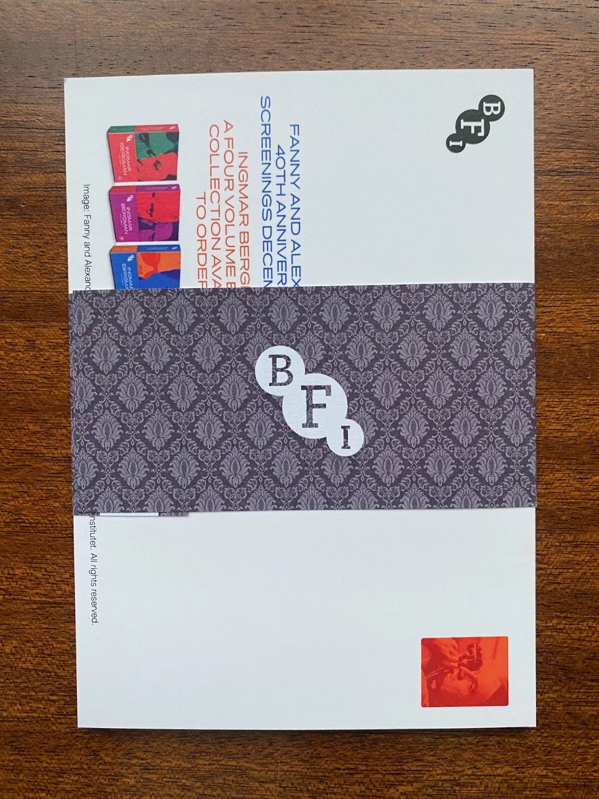 Fanny and Alexander 1982 Ingmar Bergman film promotional BFI postcard set 40th, изображение 2