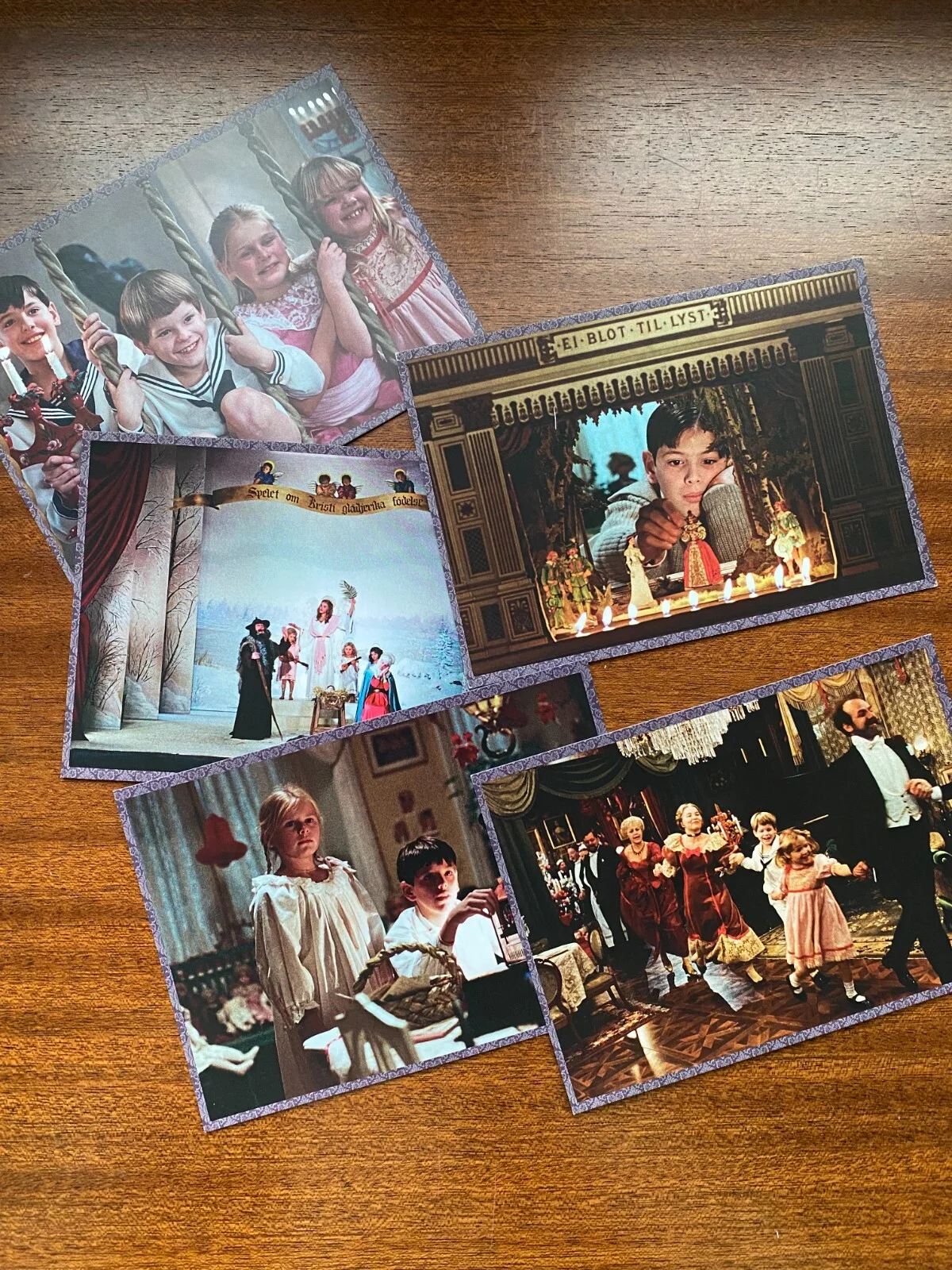 Fanny and Alexander 1982 Ingmar Bergman film promotional BFI postcard set 40th, изображение 3