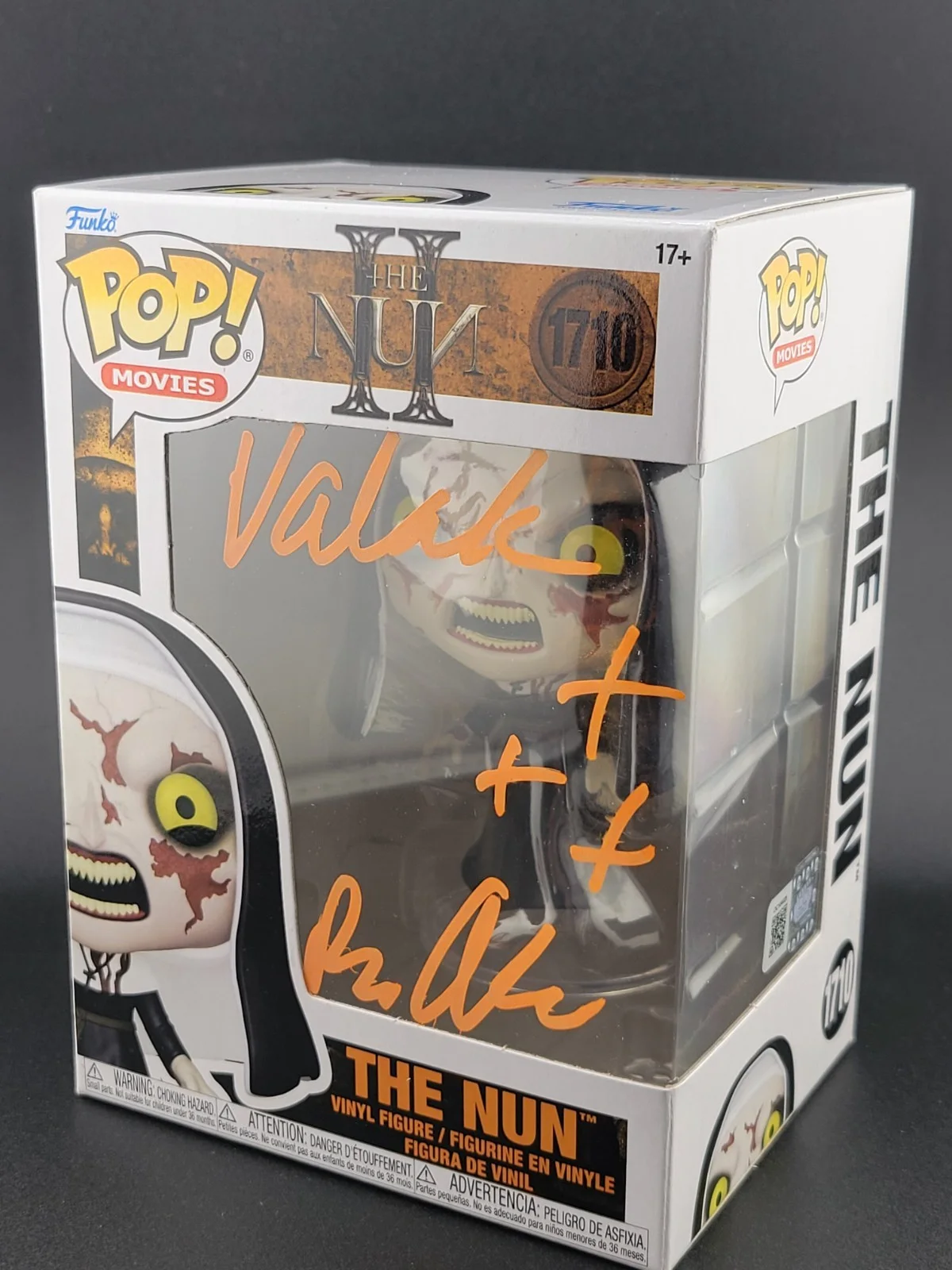 Bonnie Aarons — Bonnie Aarons Signed The Nun Funko #1710 With OC Celebrity Marketing COA, изображение 2