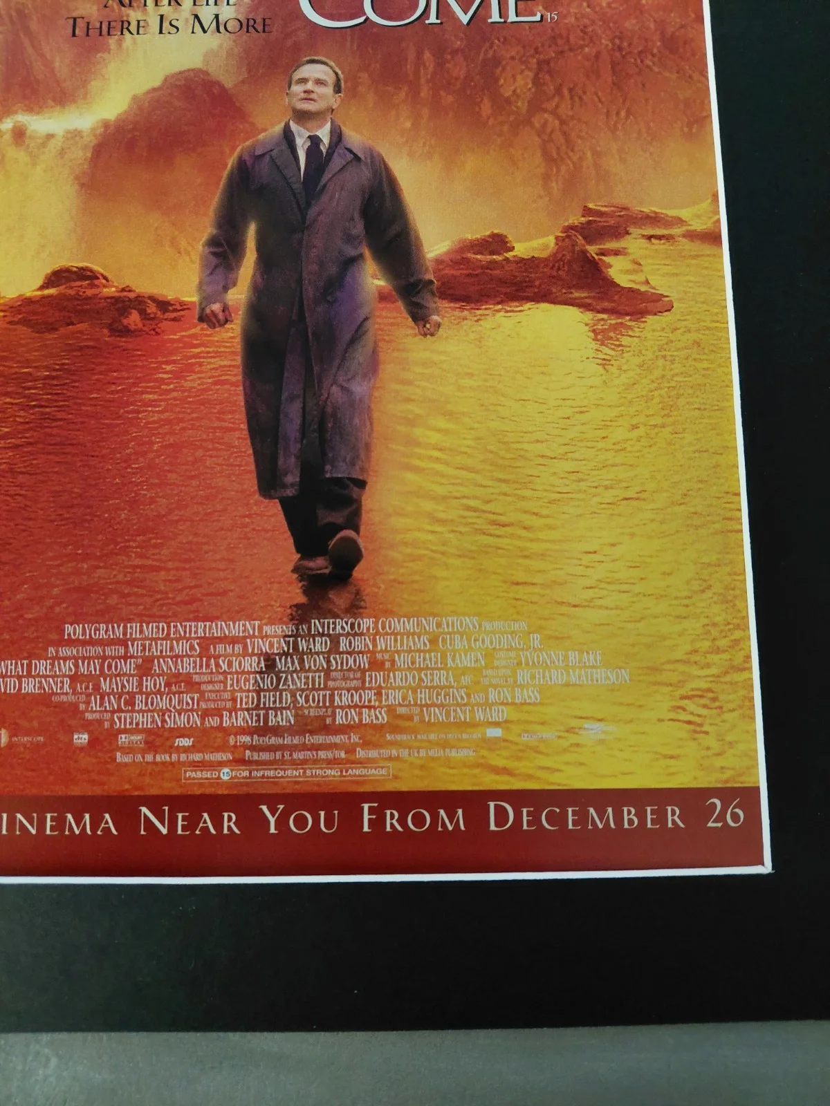 What Dreams May Come 1998 Promo Original Movie Advert Mounted 14x11", изображение 3