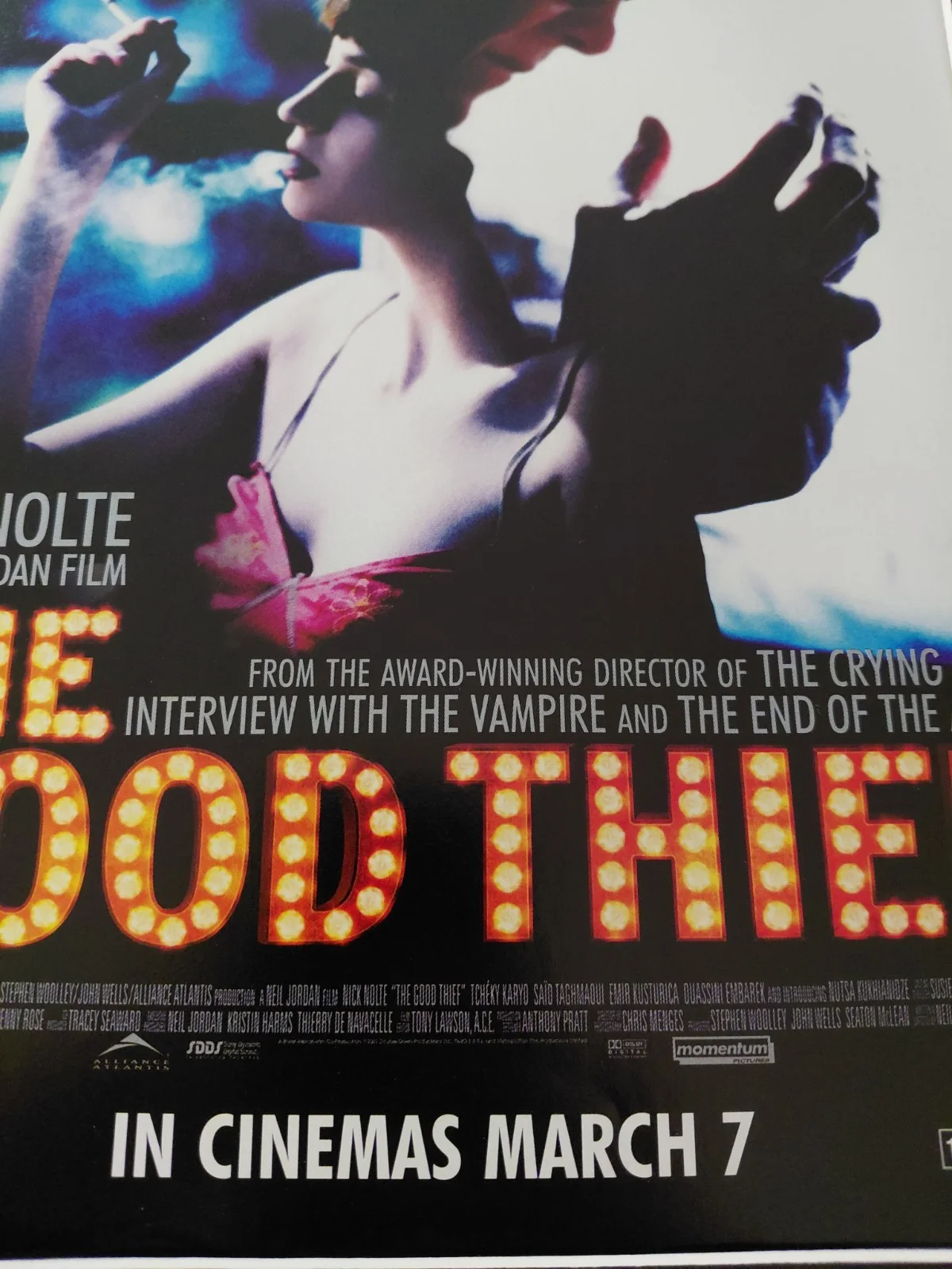The Good Thief Movie Poster Original Movie Advert Mounted 14x11", изображение 3
