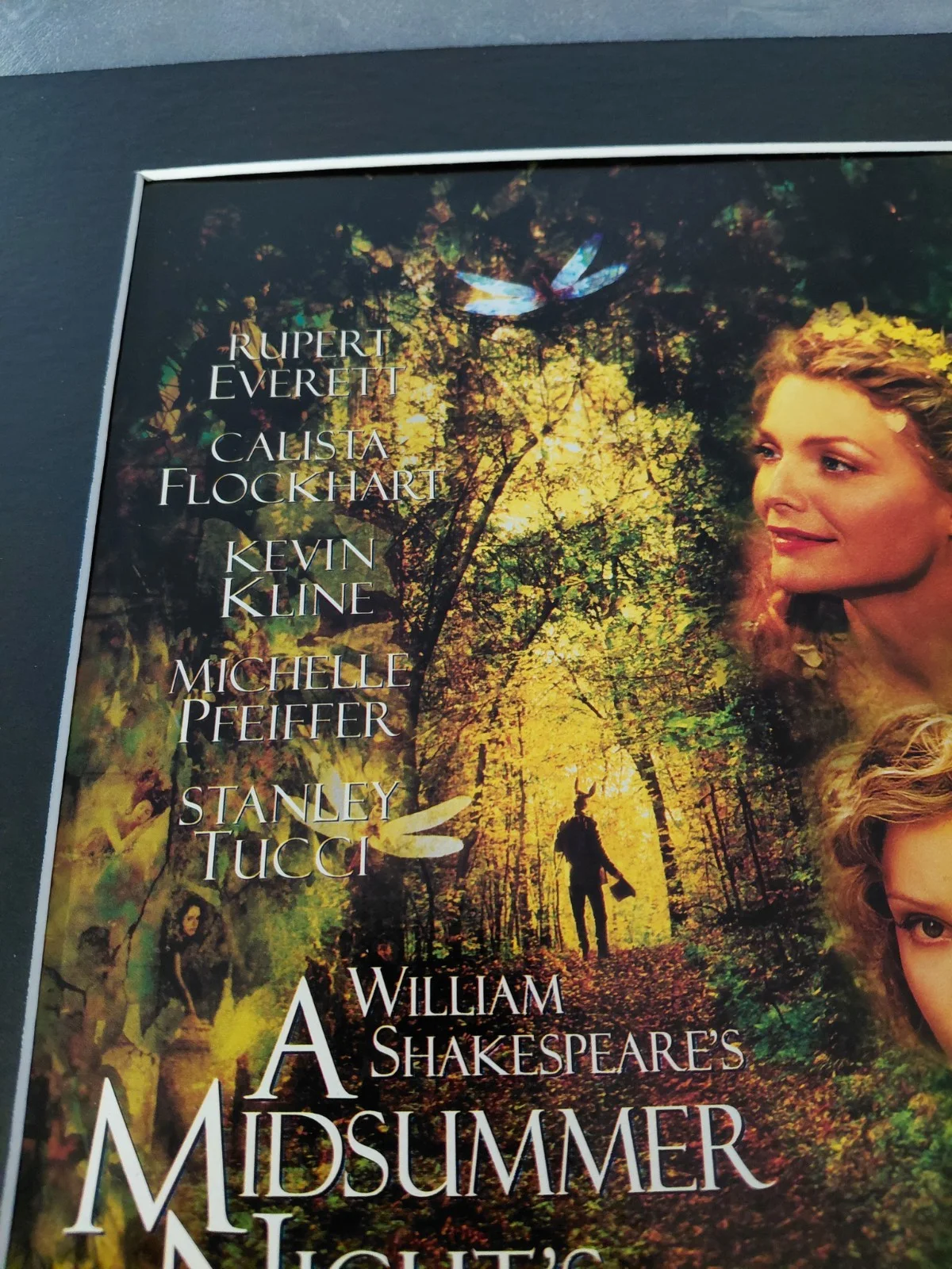 A Midsummer Nights Dream Poster Original Movie Advert Mounted 14x11", изображение 2