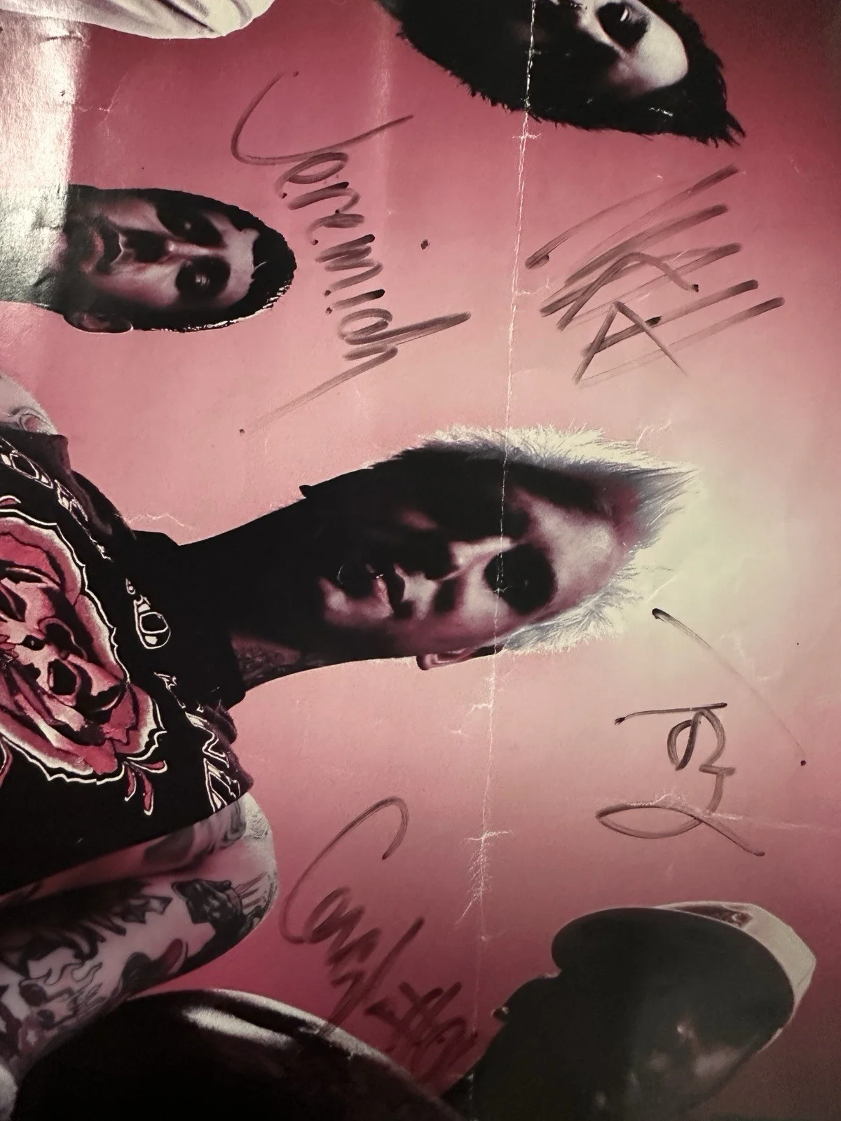 Rare Vintage MEST Band For Signed Poster, image 3