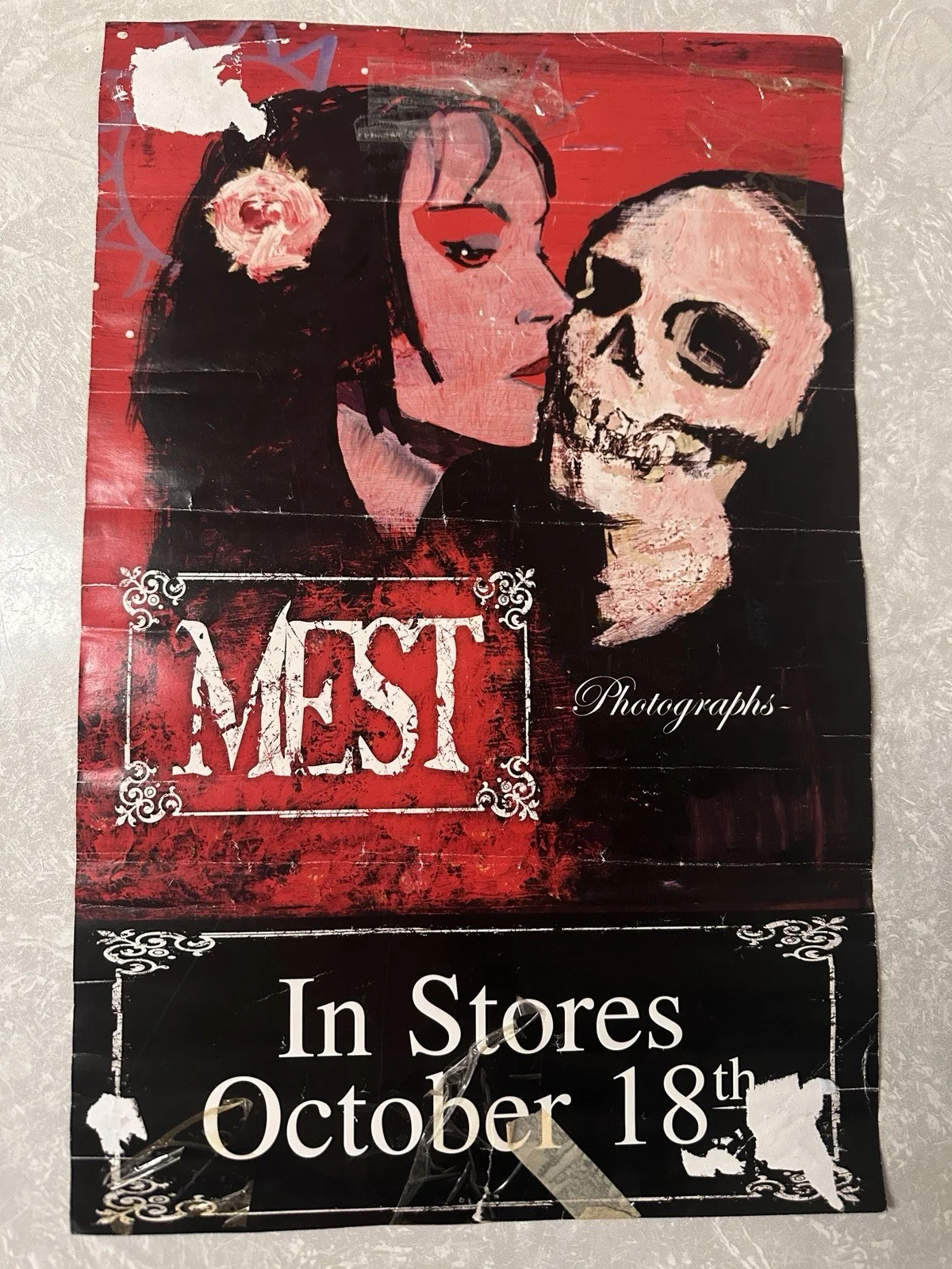 Rare Vintage MEST Band For Signed Poster, image 4