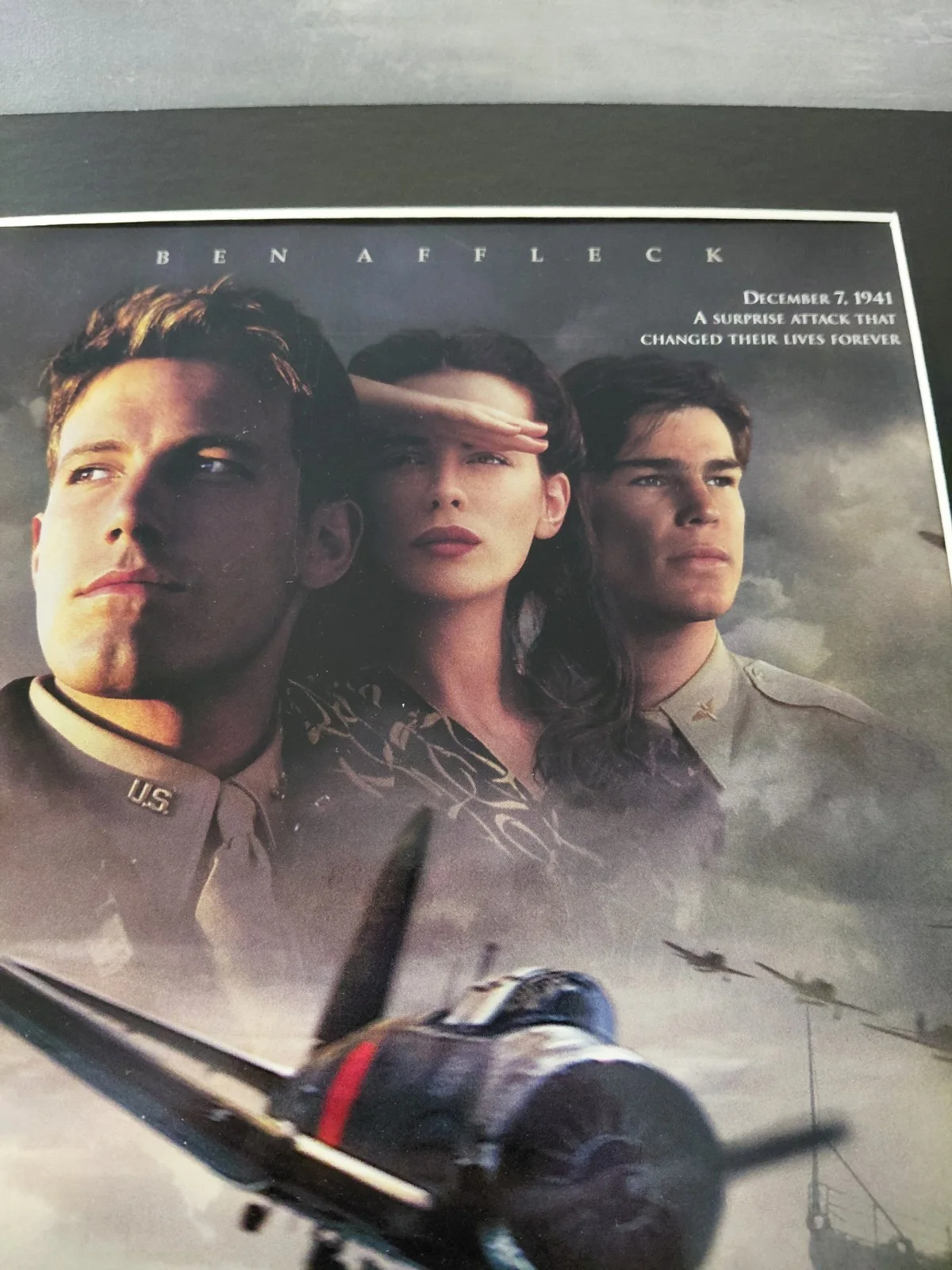 Pearl Harbor Movie Poster Original Movie Advert Mounted 14x11", изображение 2