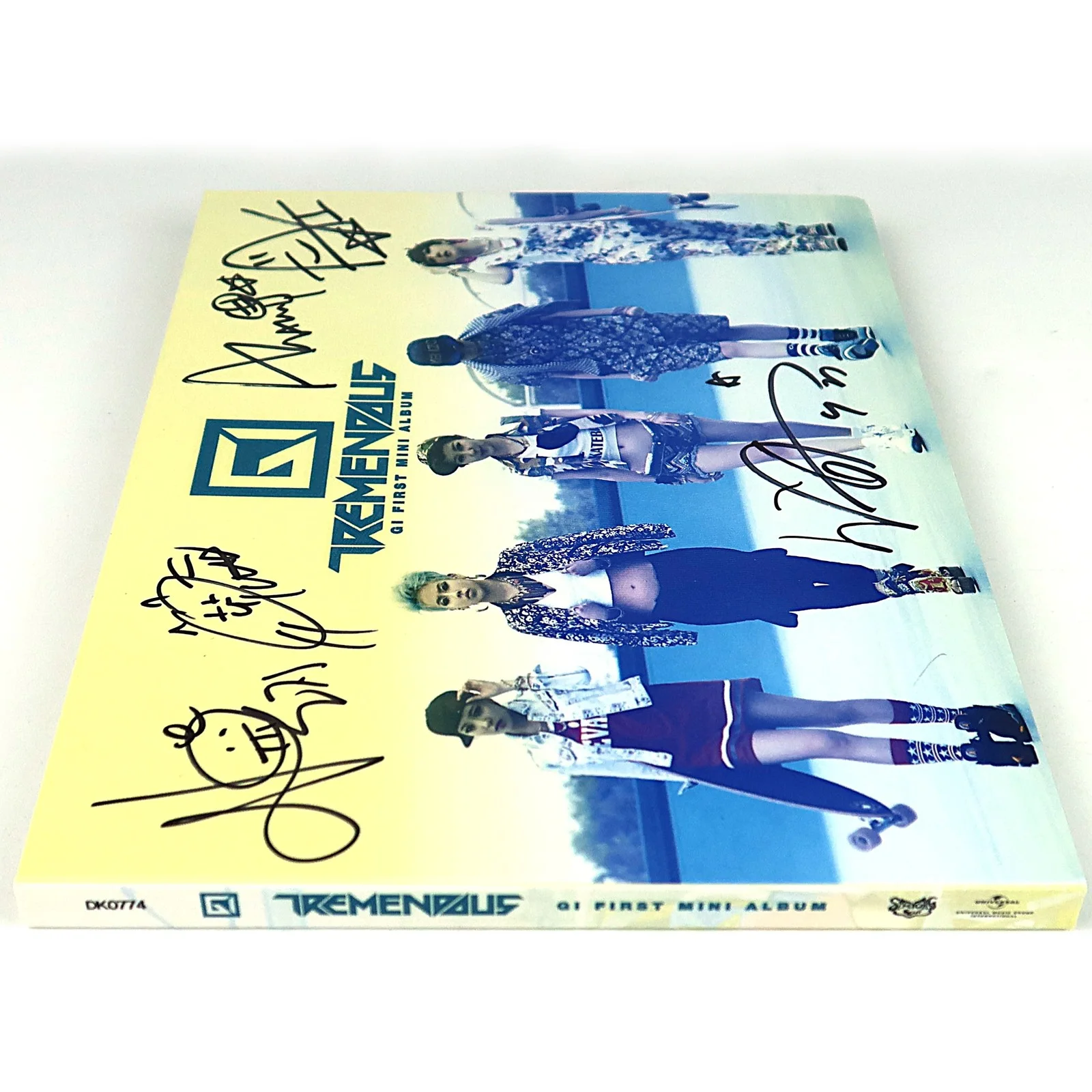 GI - Tremendous 1st Mini Album Signed Autographed CD Promo K-Pop 2013, изображение 4