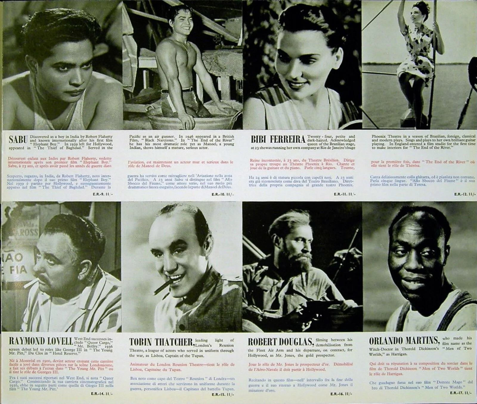 END OF THE RIVER 1947 Michael Powell SABU Francis Marshall UK PRESSBOOK, image 5