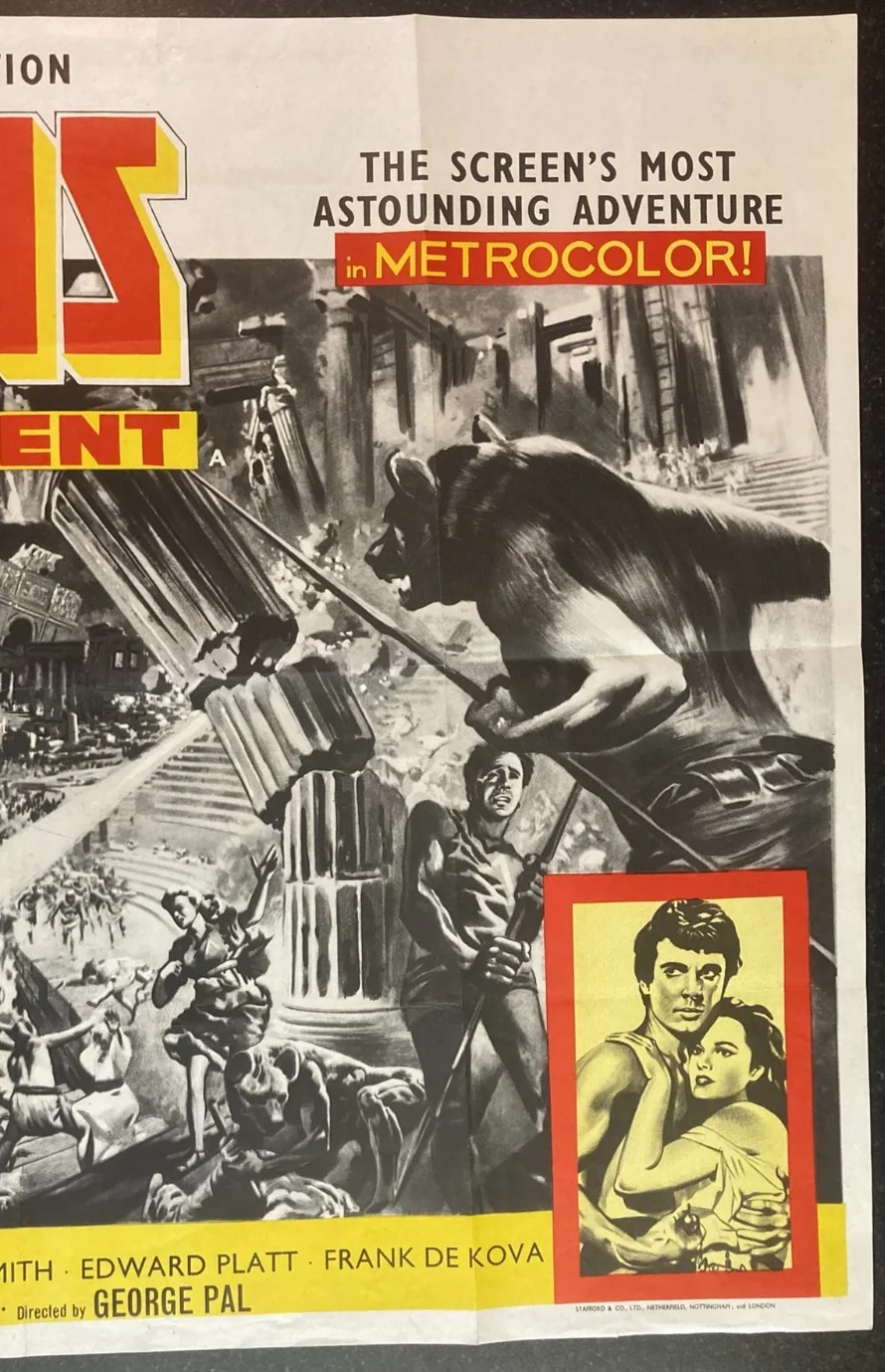 ATLANTIS THE LOST CONTINENT 1961 Original Cinema UK Quad Movie POSTER Rare, изображение 4