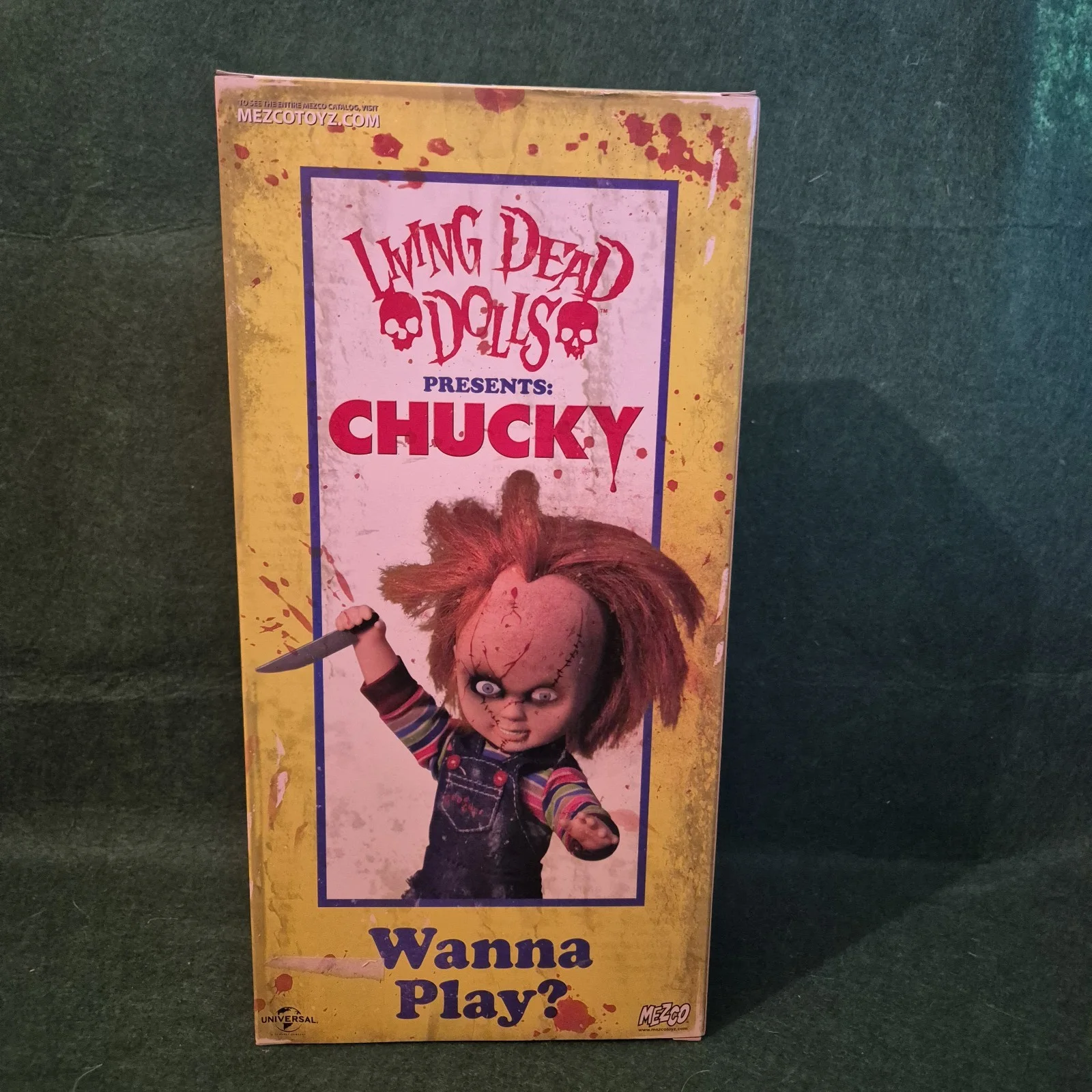 Mezco Living Dead Dolls Bride of Chucky Chucky Doll 10" 2012 MIB Sealed Mezco, изображение 3