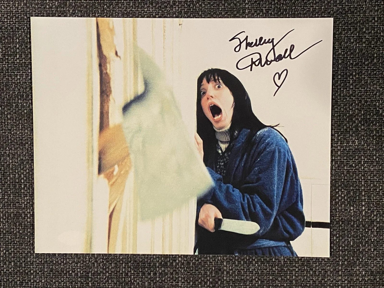Shelley Duvall — Shelley Duvall Signed The Shining Wendy Torrance AXE 8x10 Photo JSA COA Popeye