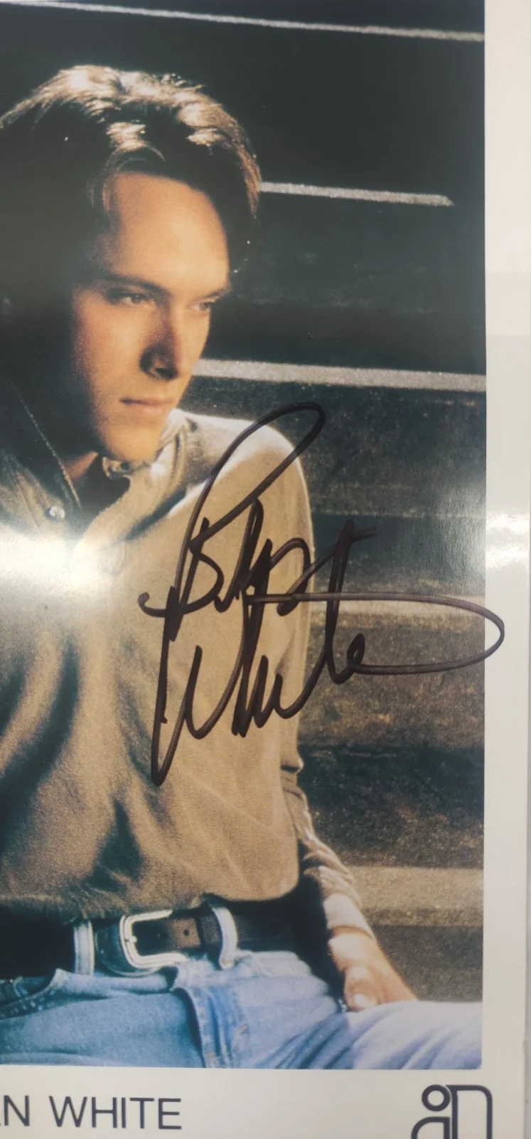 RARE Genuine Bryan White Handsigned Color 8 x 10 Photo, image 2