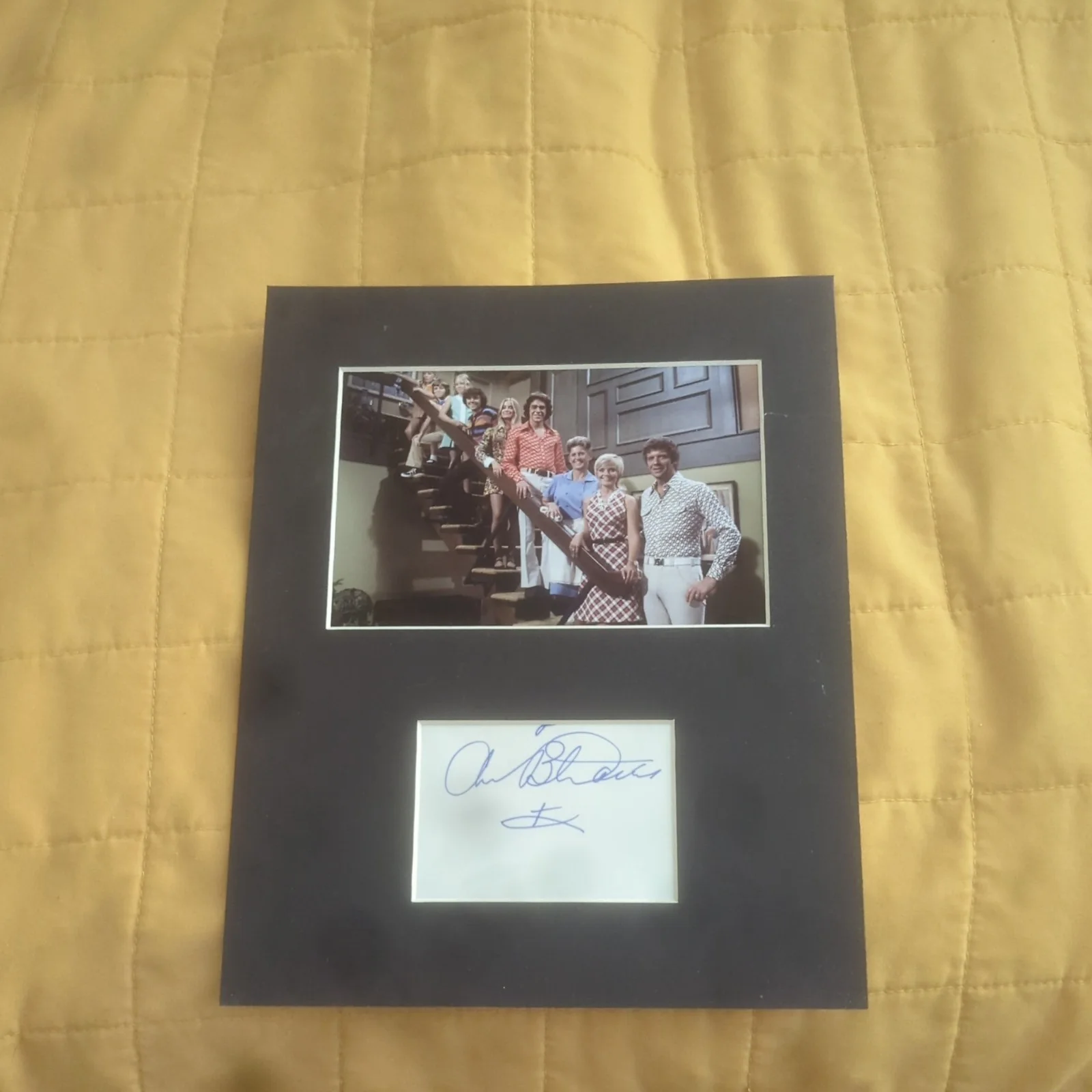 Ann B. Davis — ANN B. DAVIS -ALICE - AUTOGRAPHED SIGNED FAMILY PHOTOGRAPH BRADY BUNCH, изображение 4