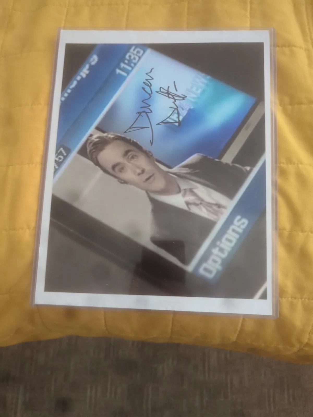 Duncan Duff 8x10 Signed Photo DR WHO Certificate Of Authenticity, image 2