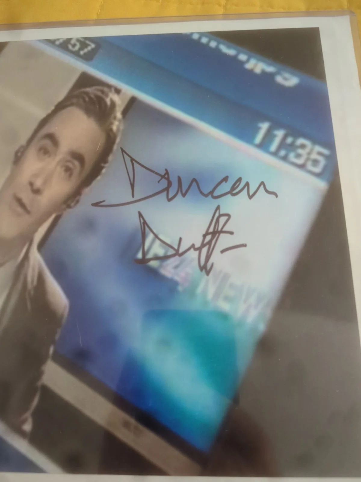 Duncan Duff 8x10 Signed Photo DR WHO Certificate Of Authenticity, image 4