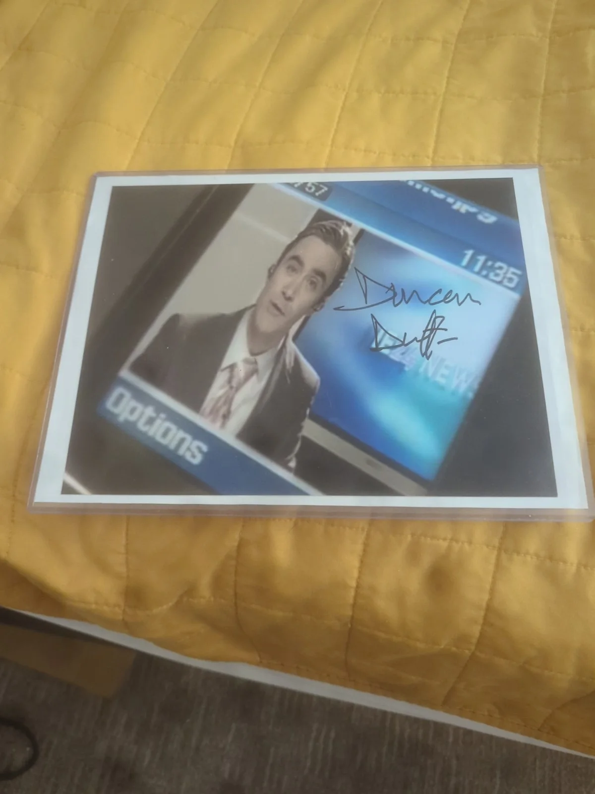 Duncan Duff 8x10 Signed Photo DR WHO Certificate Of Authenticity, image 5