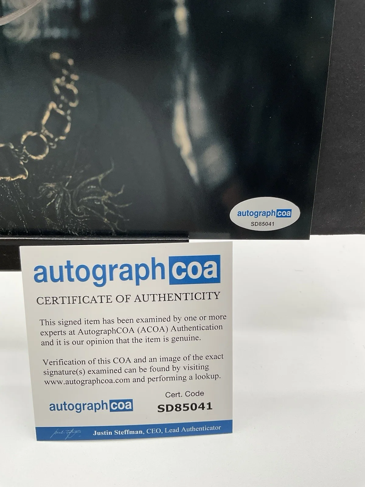 Tom Glynn-Carney — Tom Glynn Carney signed 8x10 ACOA Game of Thrones signed 8x10 GOT House Dragon, изображение 3