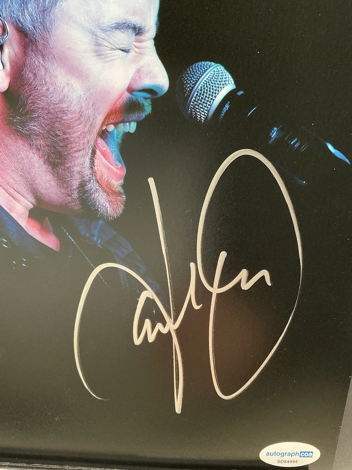 David Cook — David Cook signed 8x10 American Idol signed 8x10 ACOA Guitar Rock Music auto, image 2